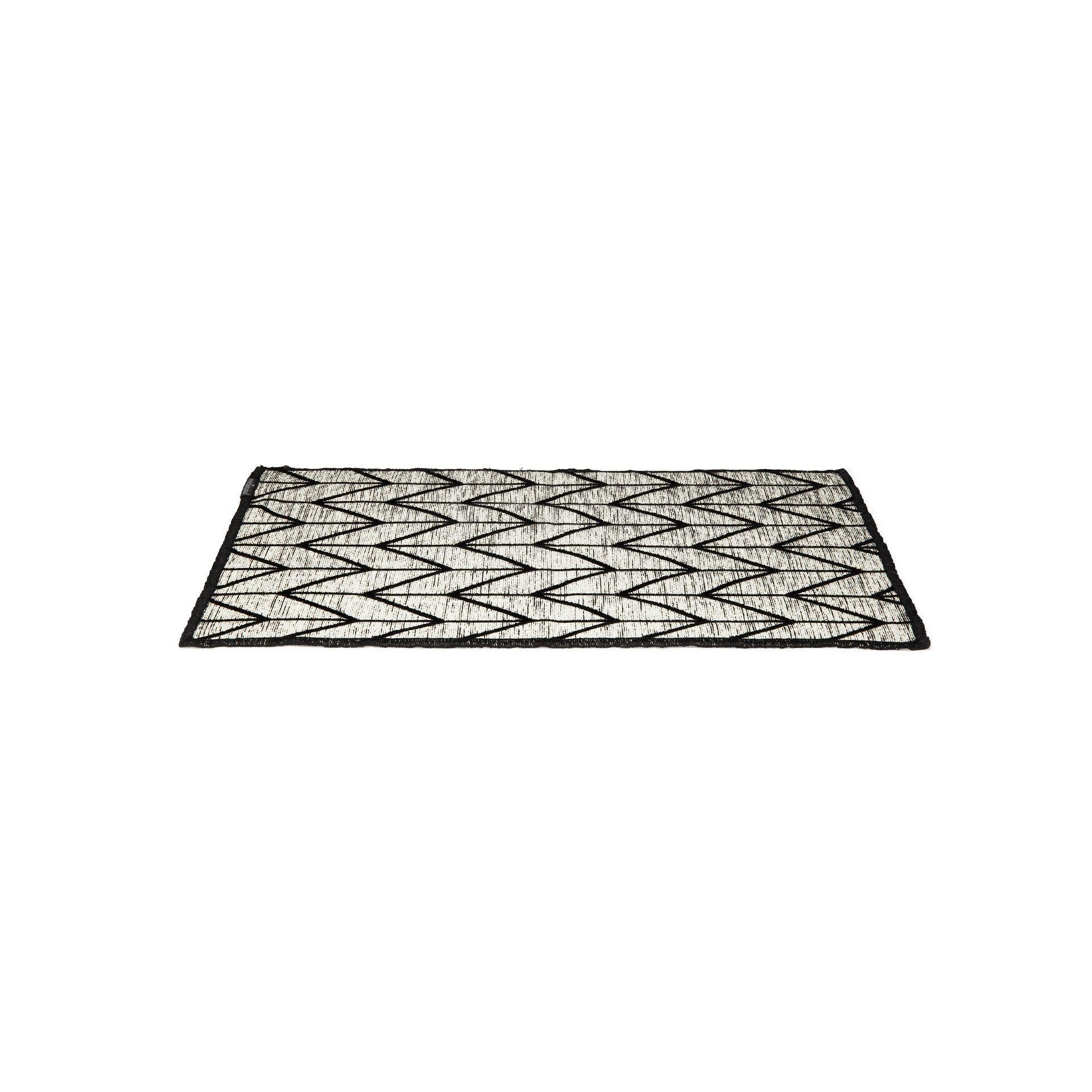 Dutchdeluxes Plawemat Set de 4 Black & White, Herringbone