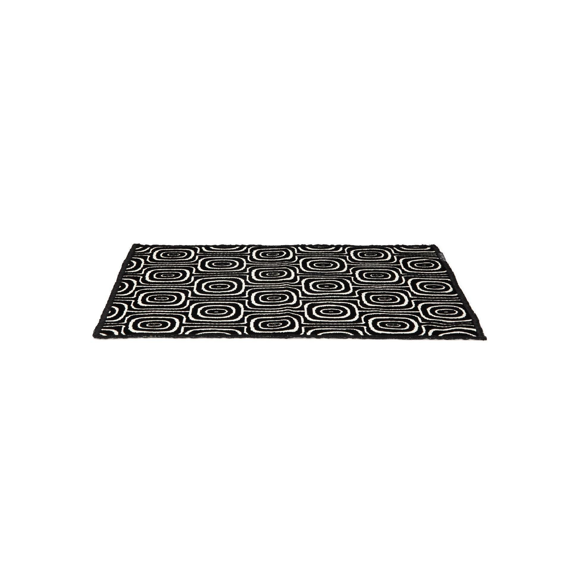 Dutchdeluxes Plawemat Set of 4 Black & White, Monkey Eyes