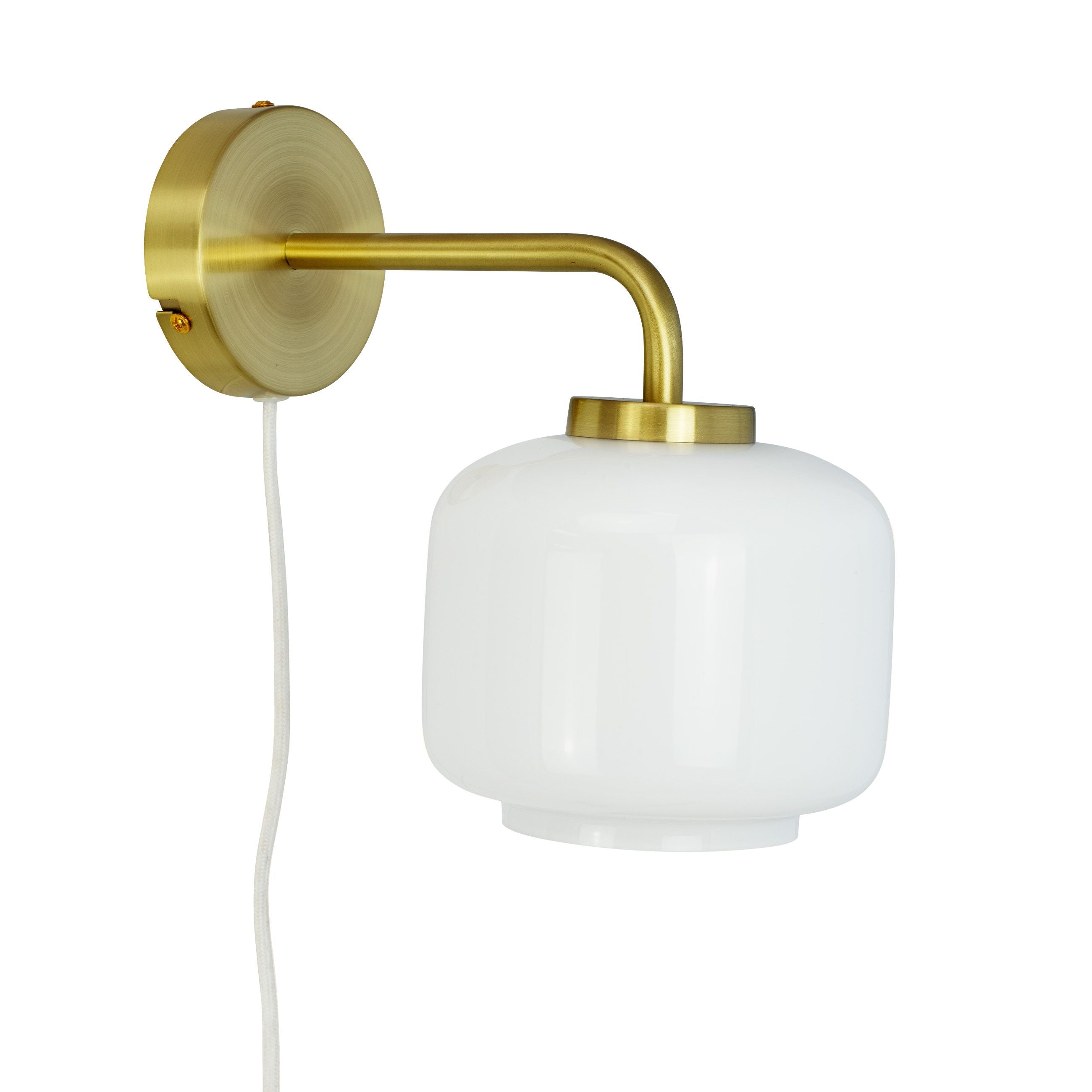 [product_category]-Dyberg Larsen Arp D15 Wall Lamp, Opal/Brass-Dyberg Larsen-5704709082538-8253-DYB-2