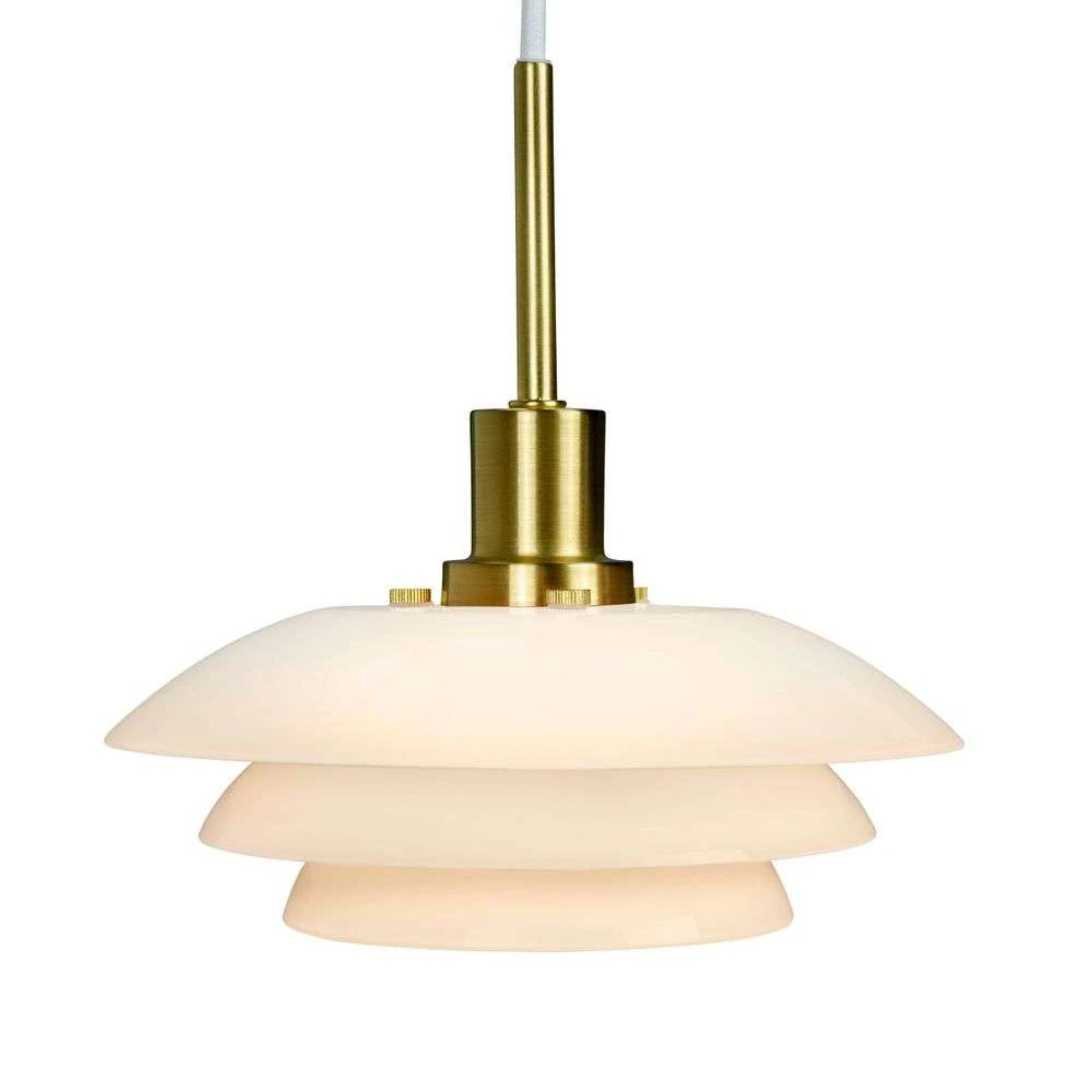 Dyberg Larsen Dl20 Pendant Lamp, Opal/Brass