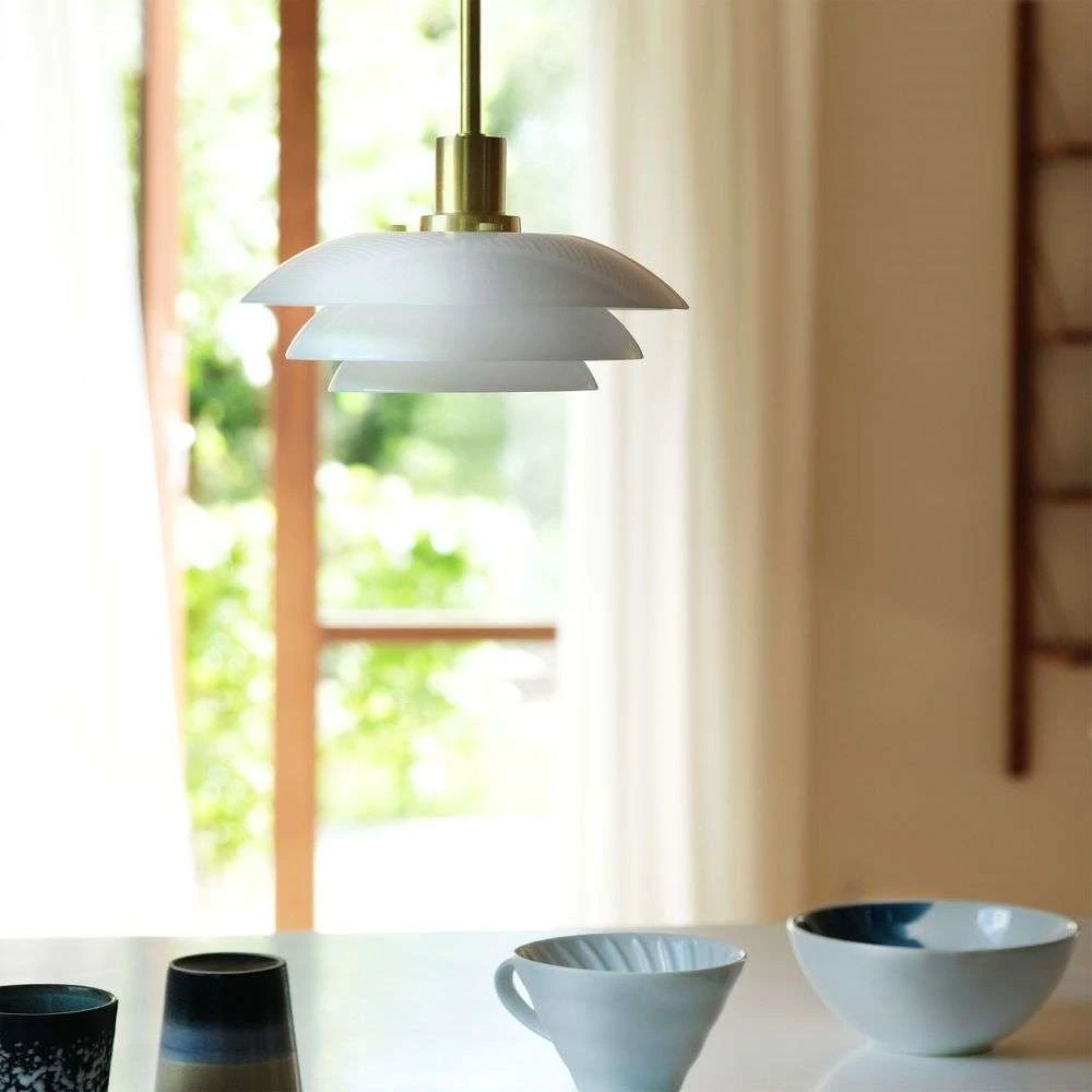 Dyberg Larsen Dl20 Pendant Lamp, Opal/Brass