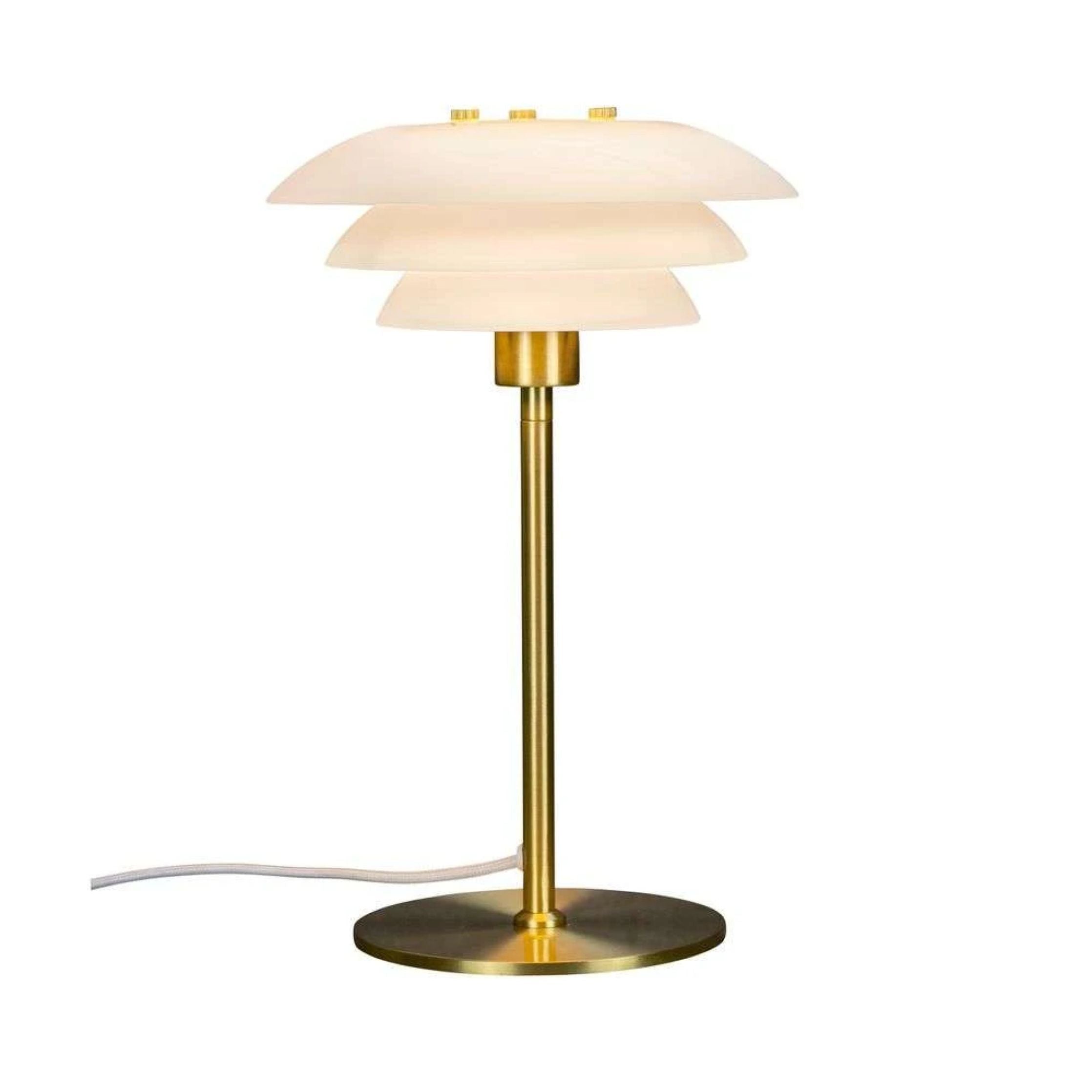 Lampe de table Dyberg Larsen DL20, Opal / Brass