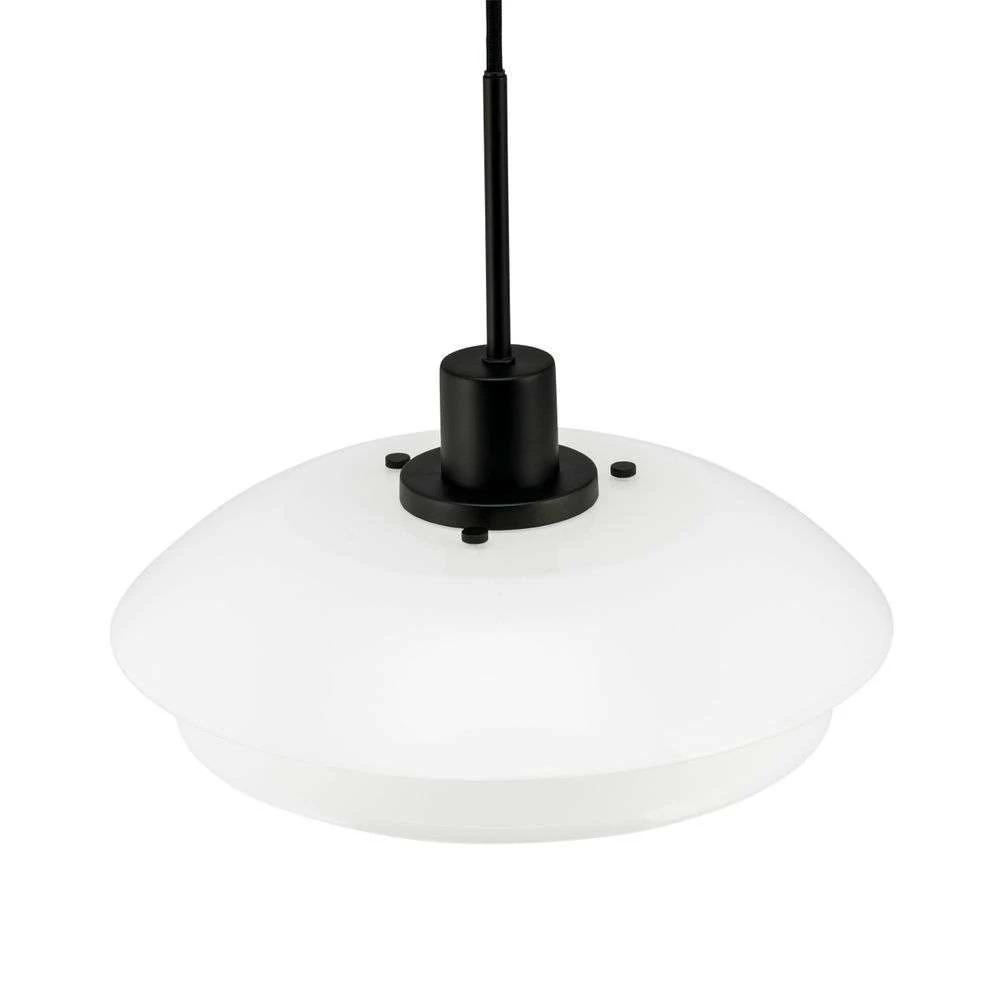 Dyberg Larsen Dl31 Pendant Lamp, Opal/Matt Black