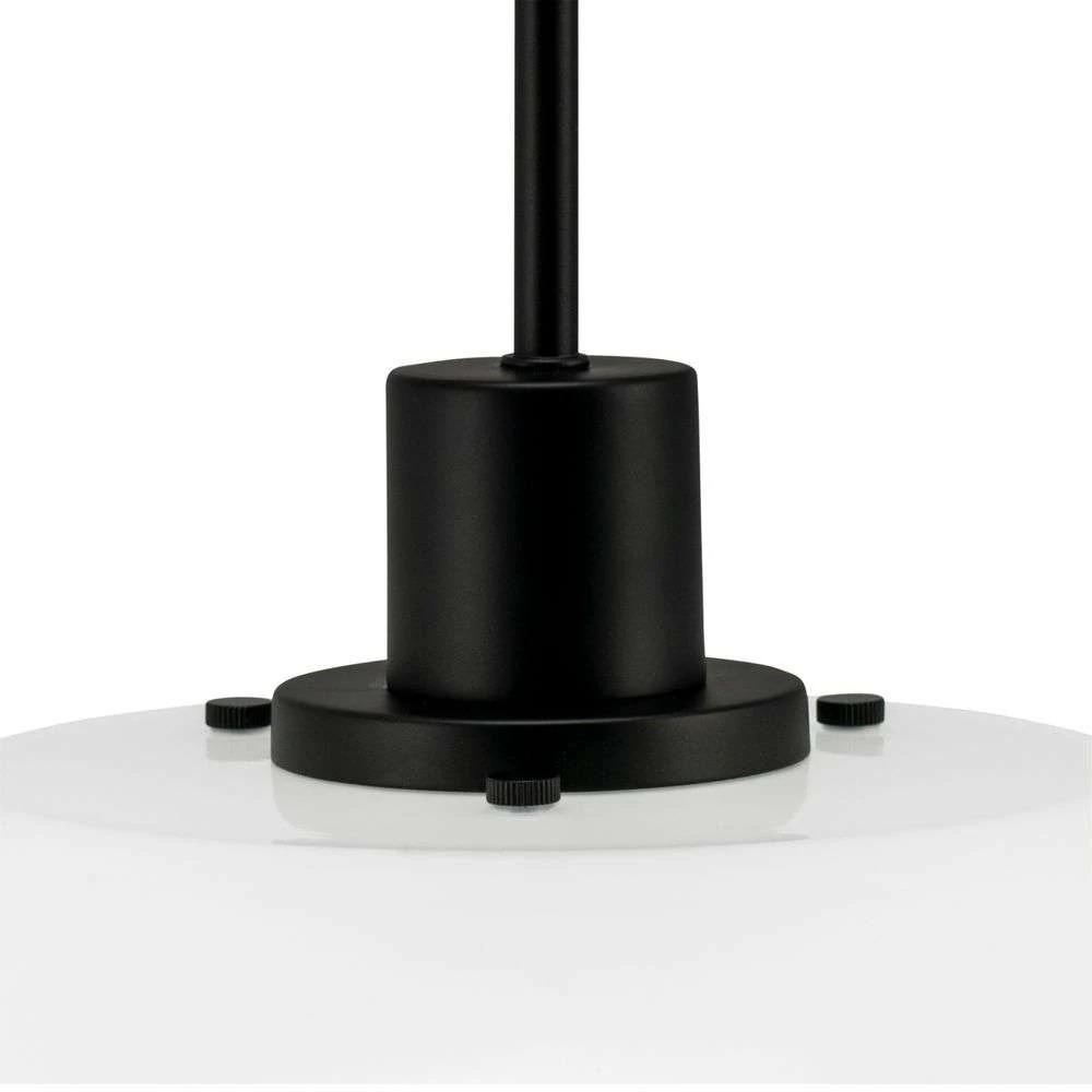 Dyberg Larsen Dl31 Pendant Lamp, Opal/Matt Black