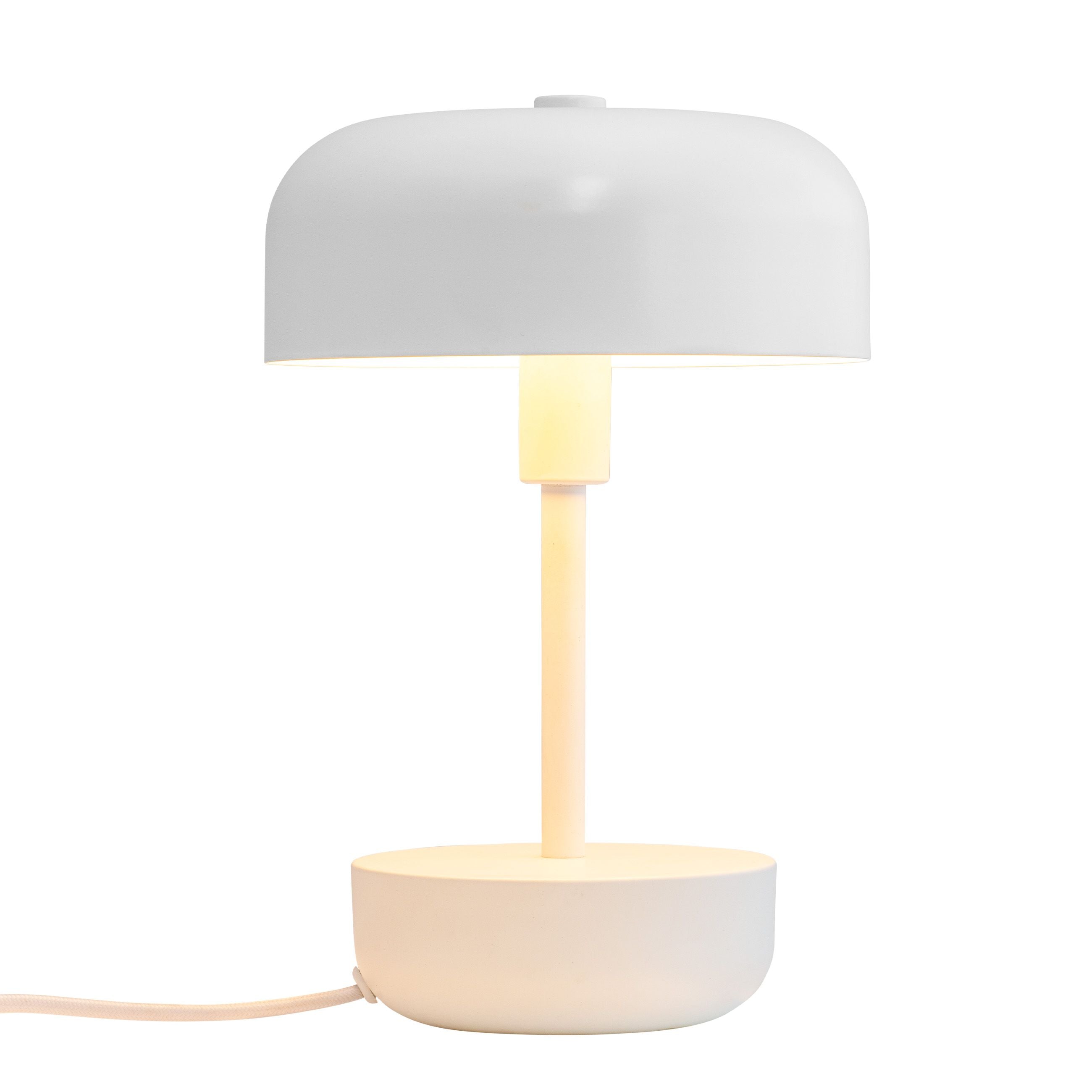 Lampe de table Dyberg Larsen Haipot, blanc