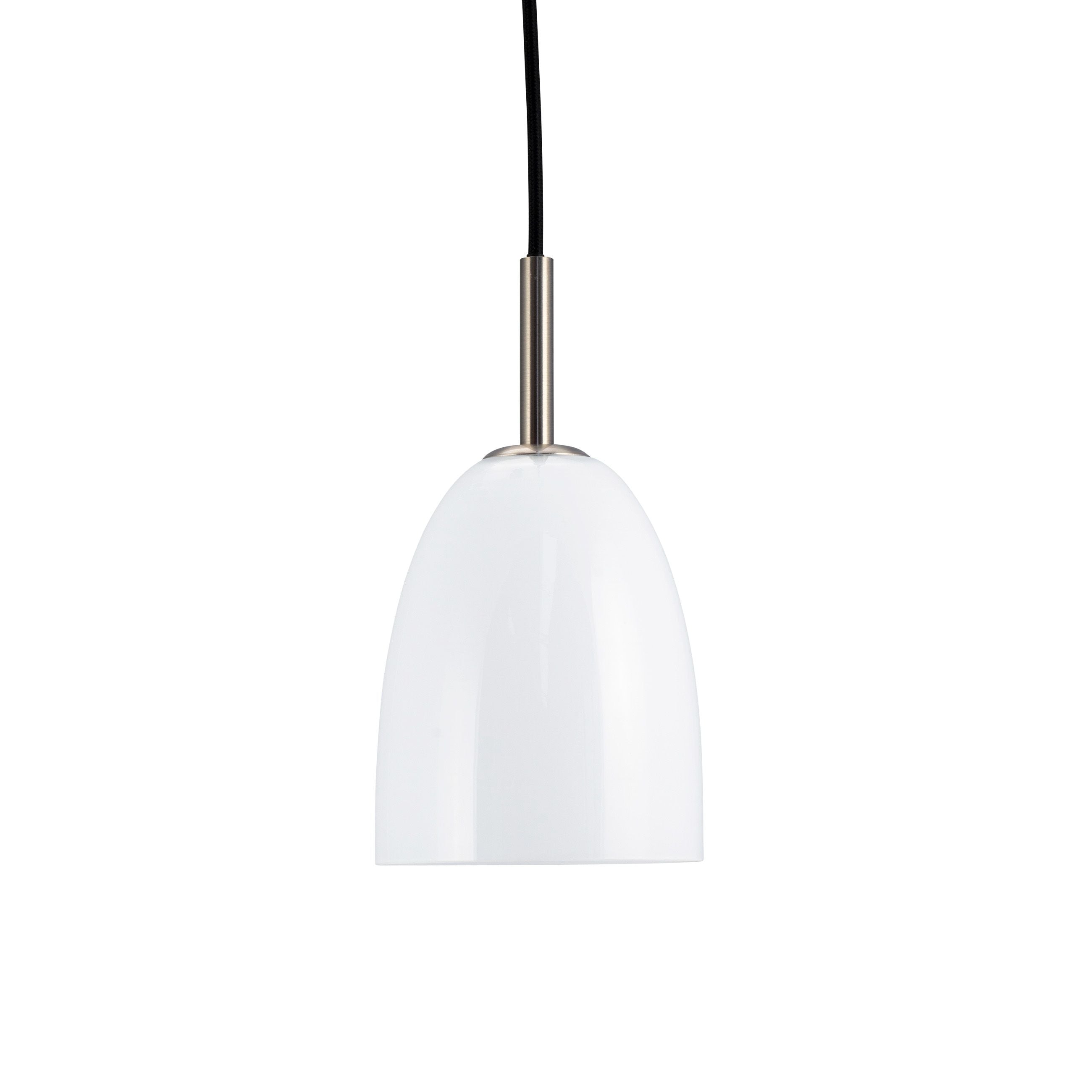 [product_category]-Dyberg Larsen Jazz D12 Pendant Lamp, Opal/Brushed Steel-Dyberg Larsen-5704709073055-7305-DYB-1