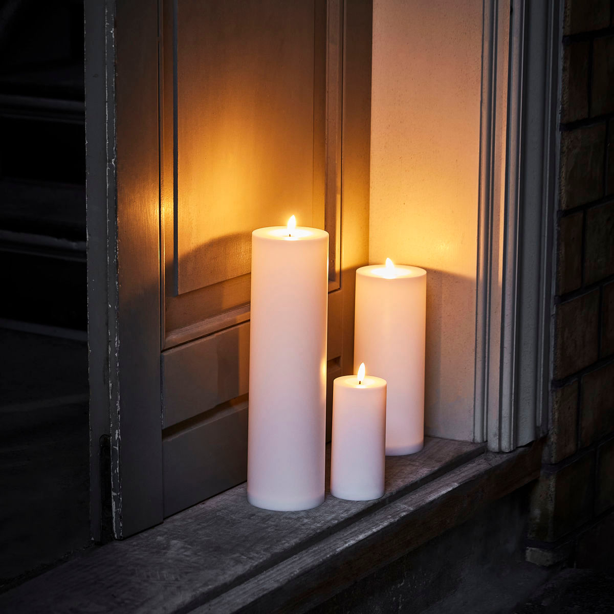 Huis Doctor Candle, Hdled, White