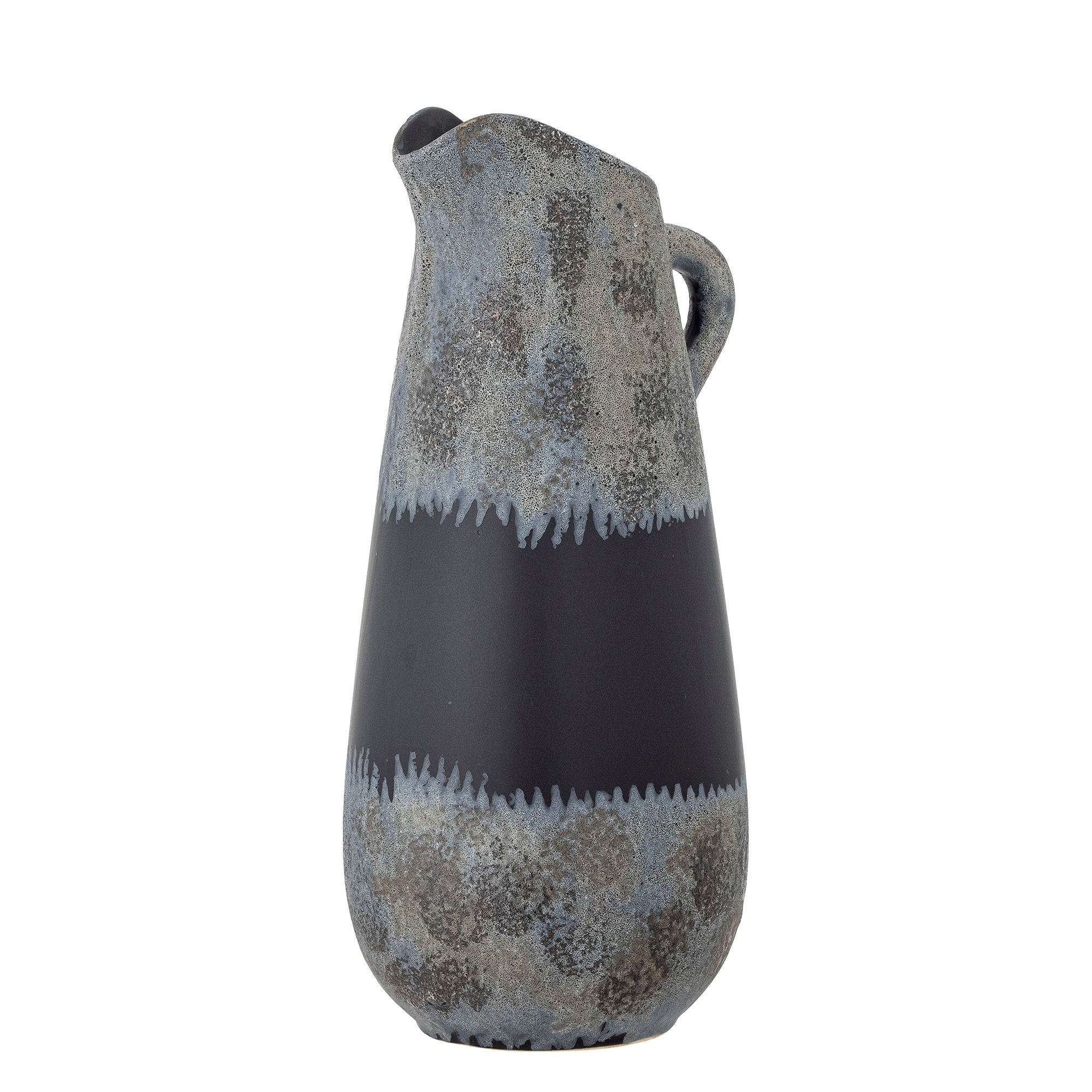 Creative Collection Khumo Vase, Black, Stoneware