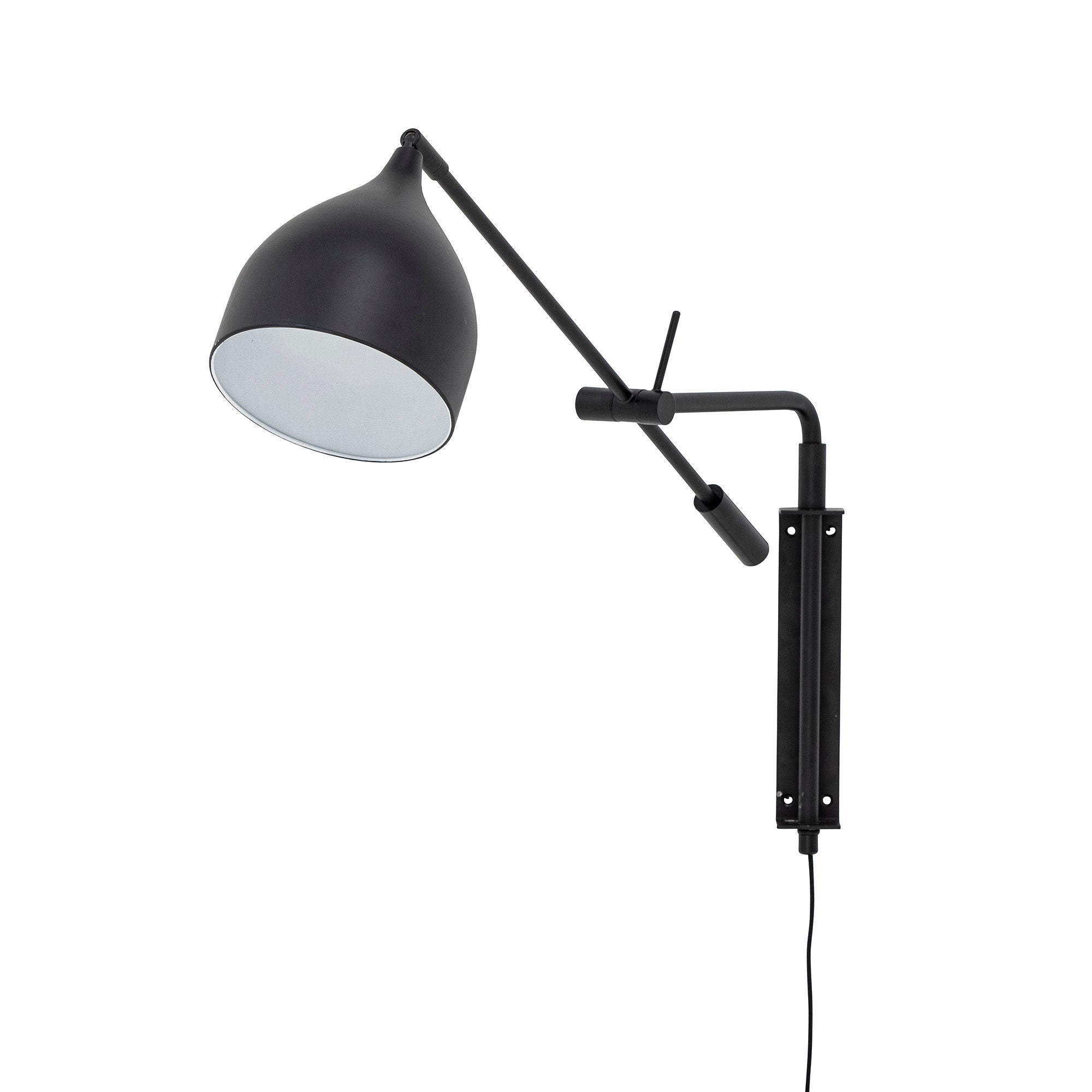 Bloomingville Lyam Wall Lamp, zwart, metaal