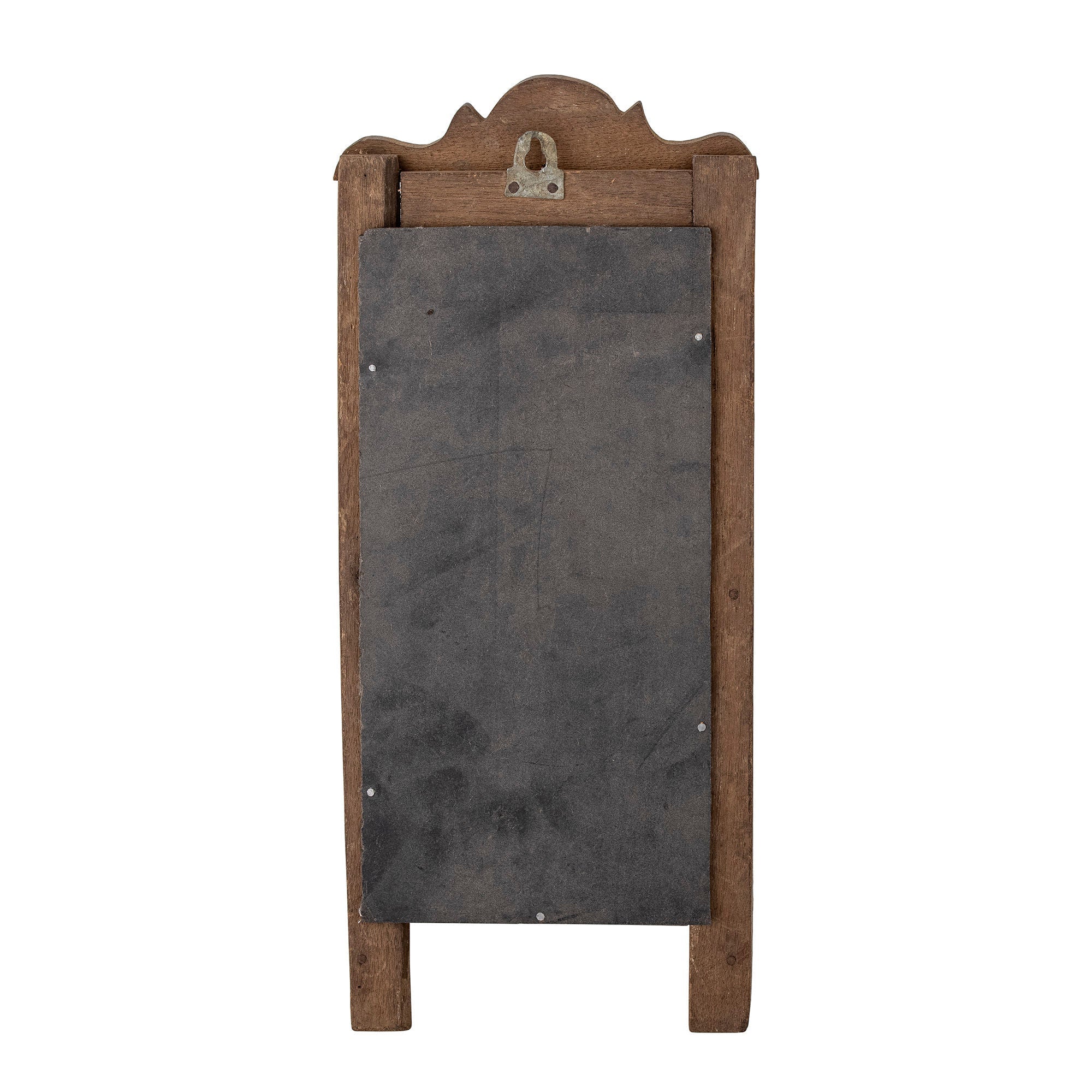 Collection créative Sehar Mirror avec étagère, marron, bois récupéré