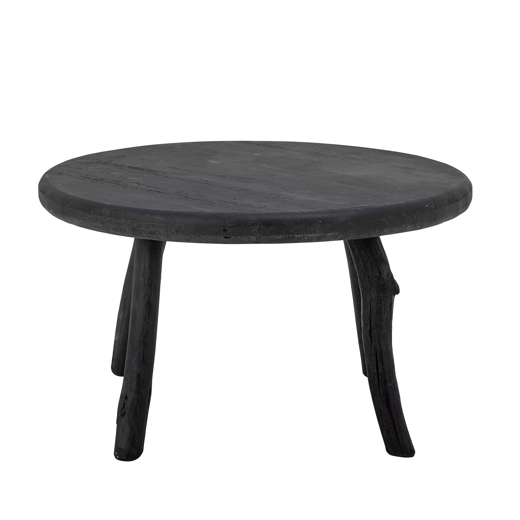 Table basse Bloomingville Milos, noir, bois récupéré