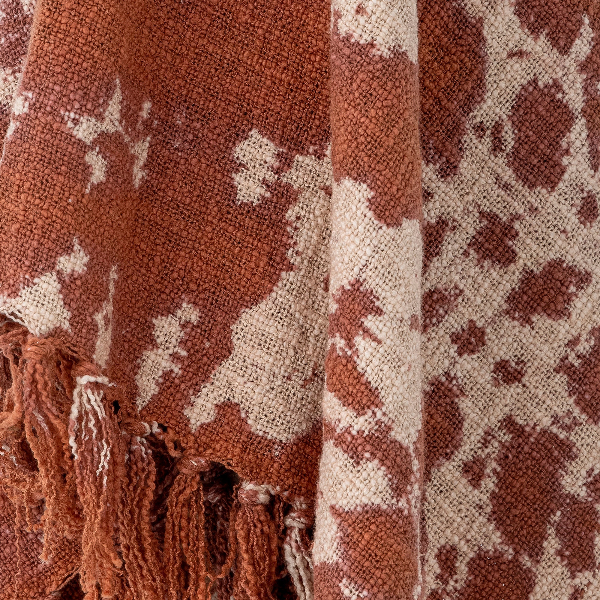 Creatieve collectie Giuseppa Throw, Brown, Cotton