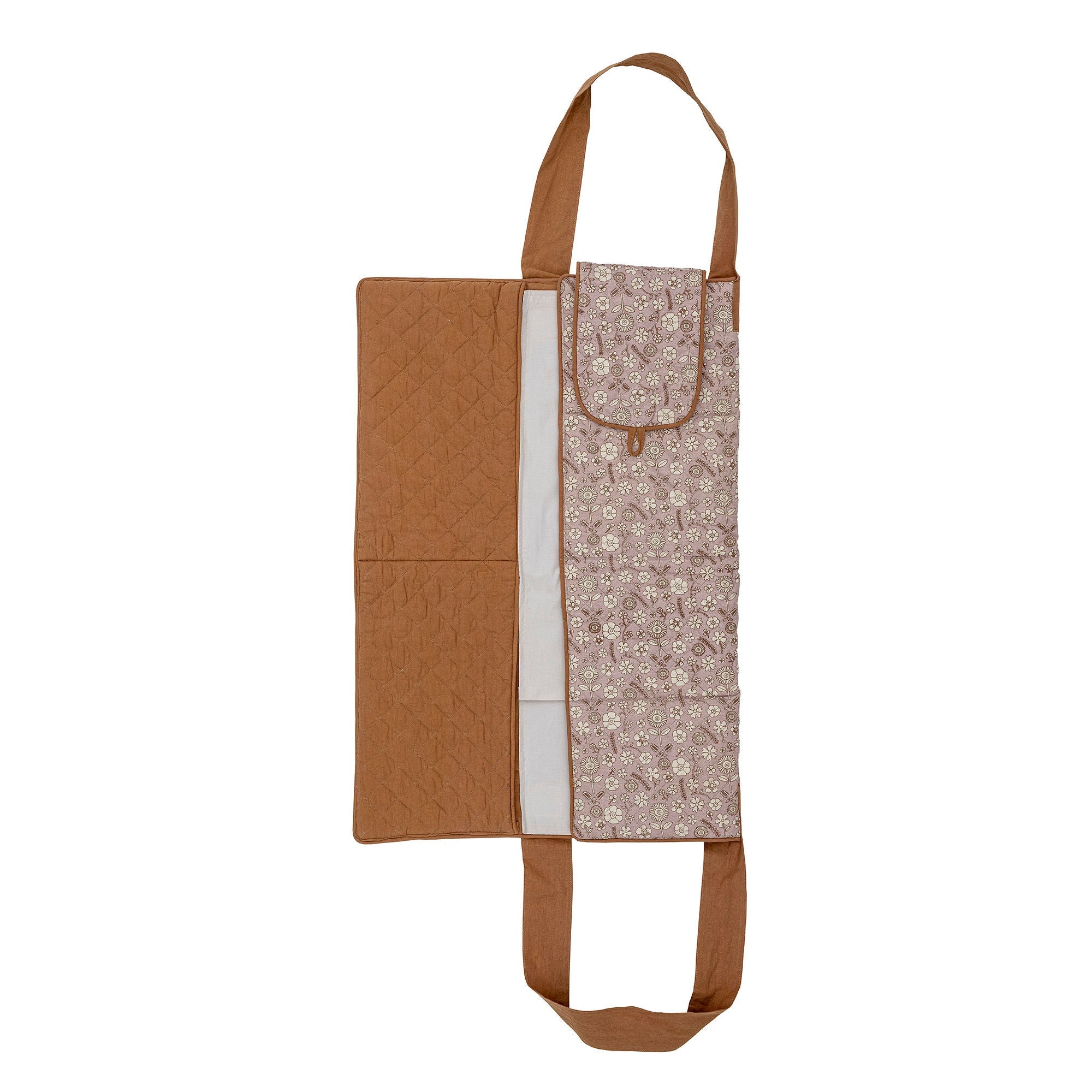 Bloomingville Mini Thanne Match Mat, marron, coton