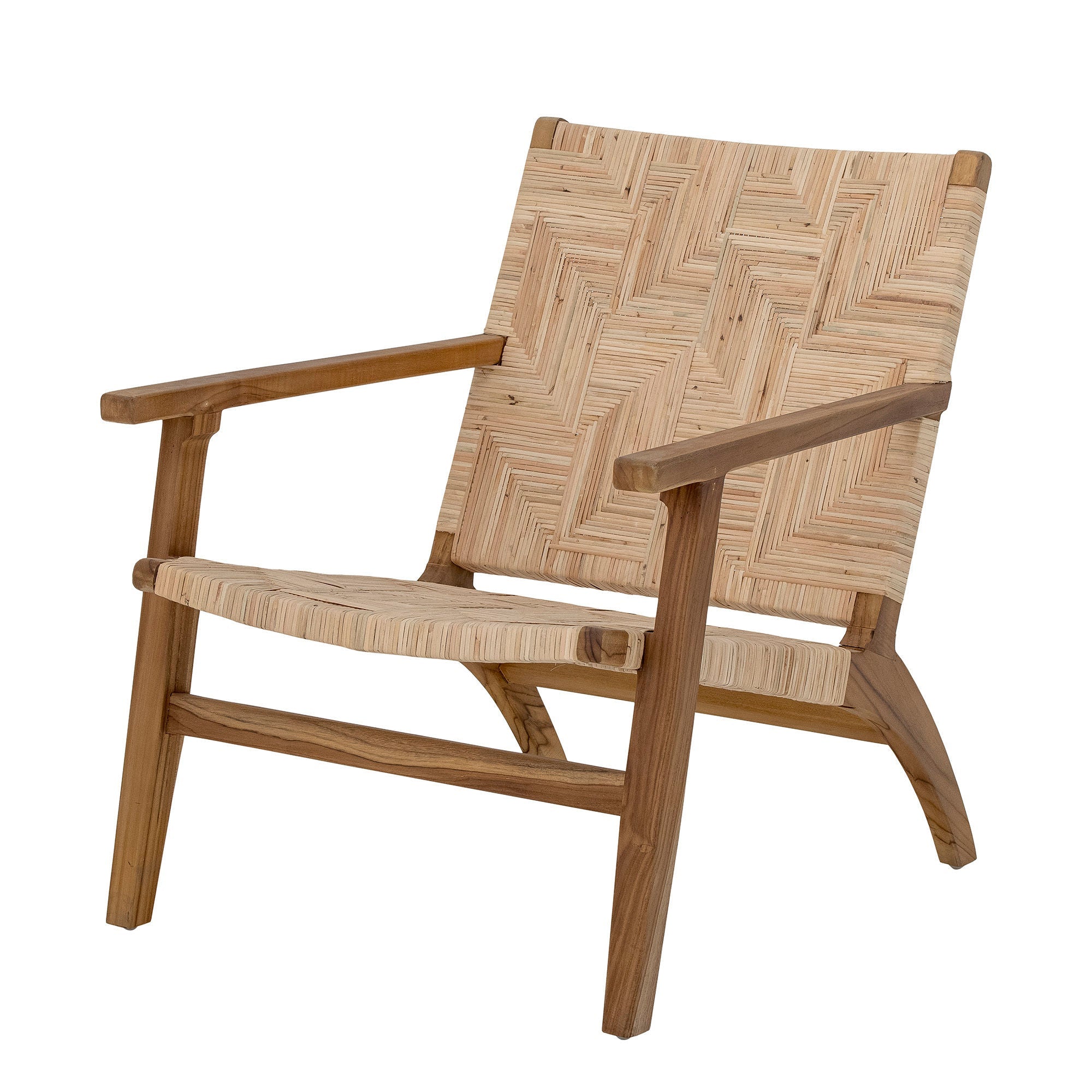 Creative Collection Mills Lounge Stol, Brown, Rattan