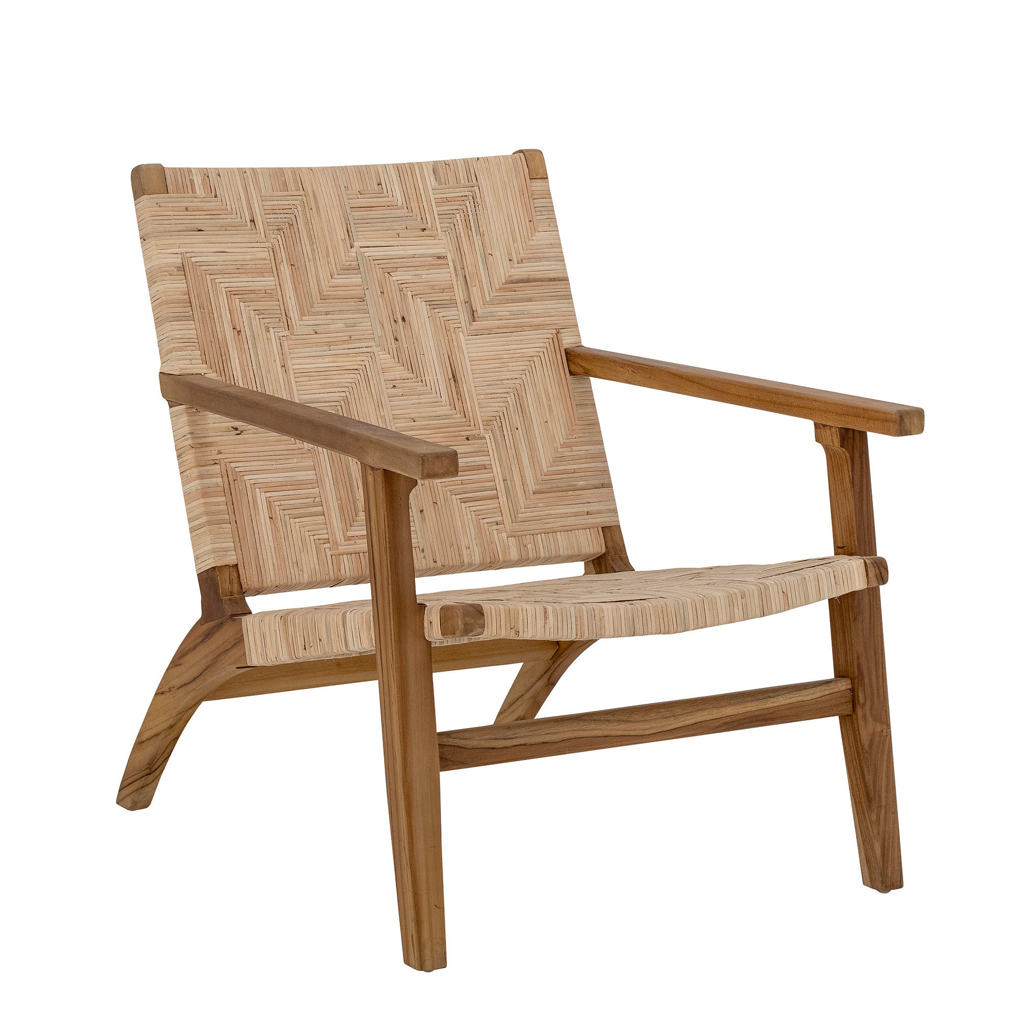 Creative Collection Mills Lounge Stol, Brown, Rattan