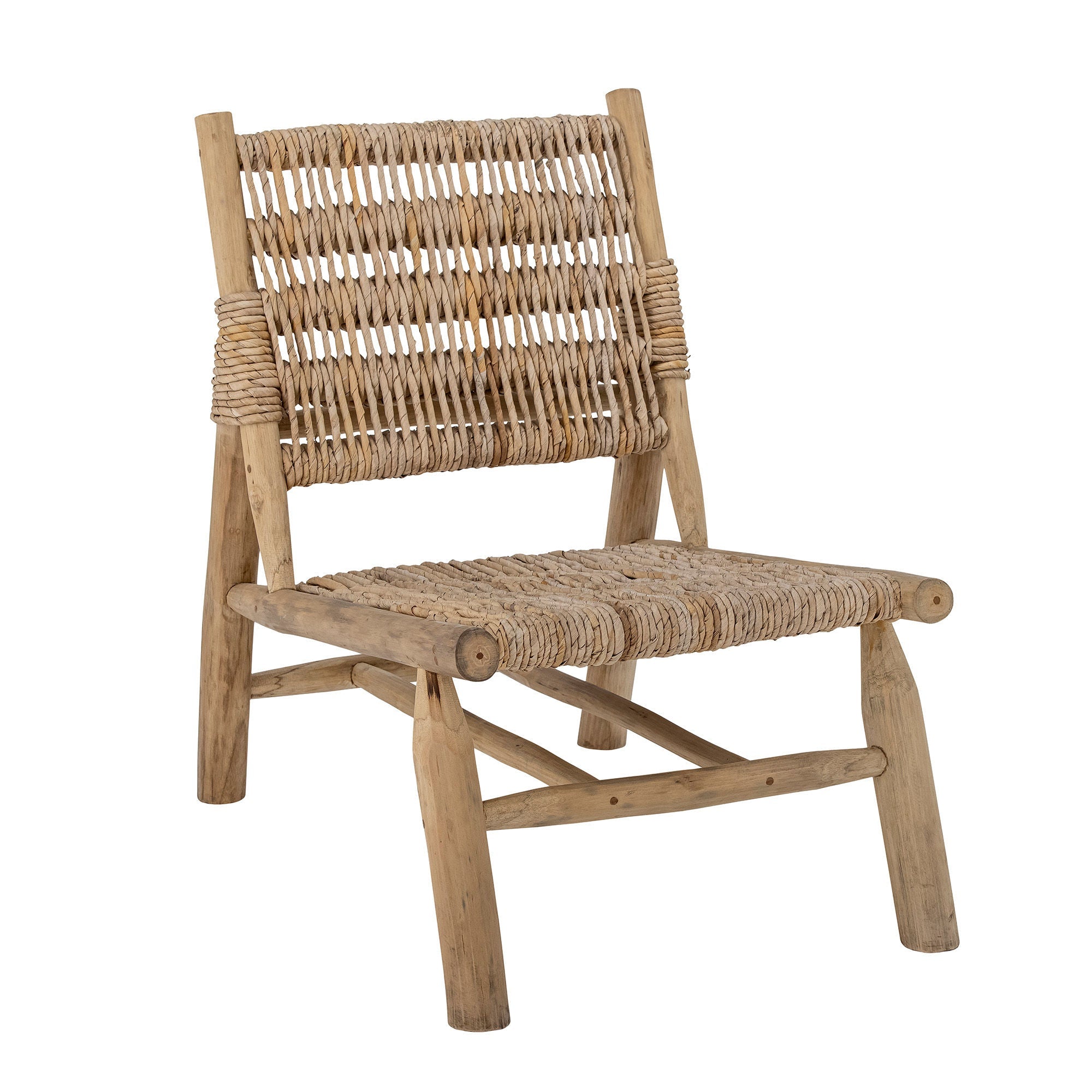 Bloomingville Ruthy Lounge stol, natur, teak