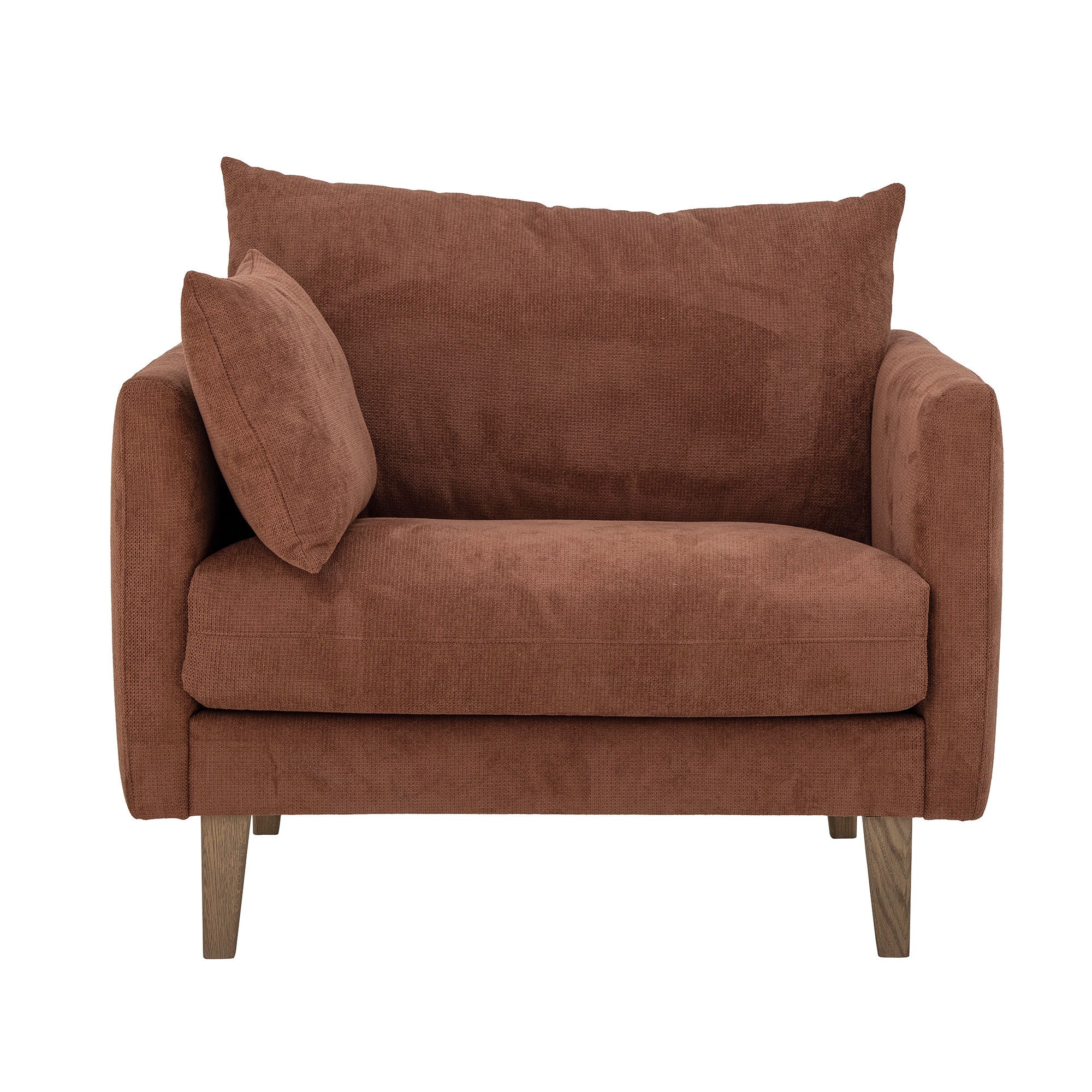 Kreative Kollektion Thess Lounge Stuhl, Brown, FSC® Mix, Wiedererlangung Poly