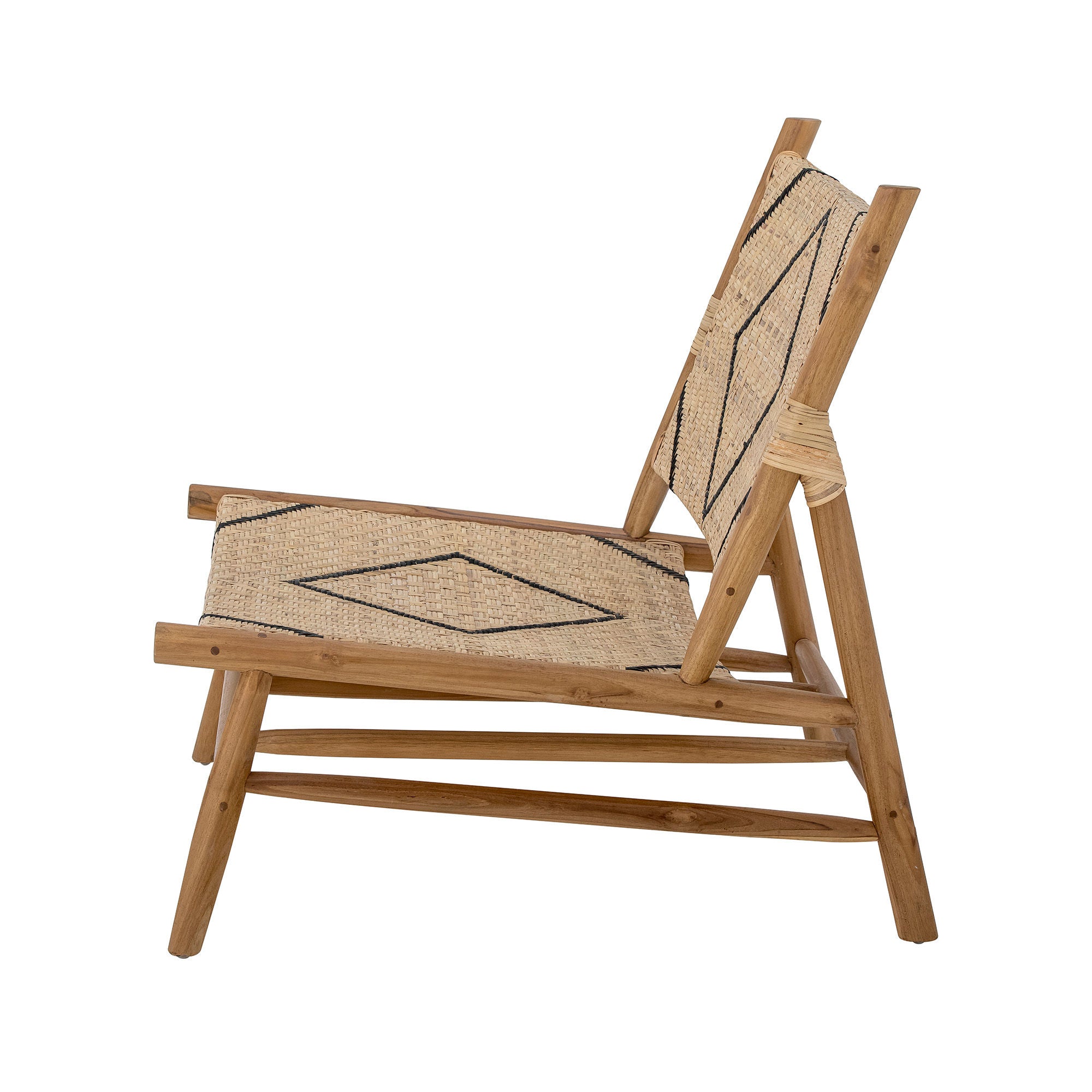 Creative Collection Lennox Lounge stol, natur, teak