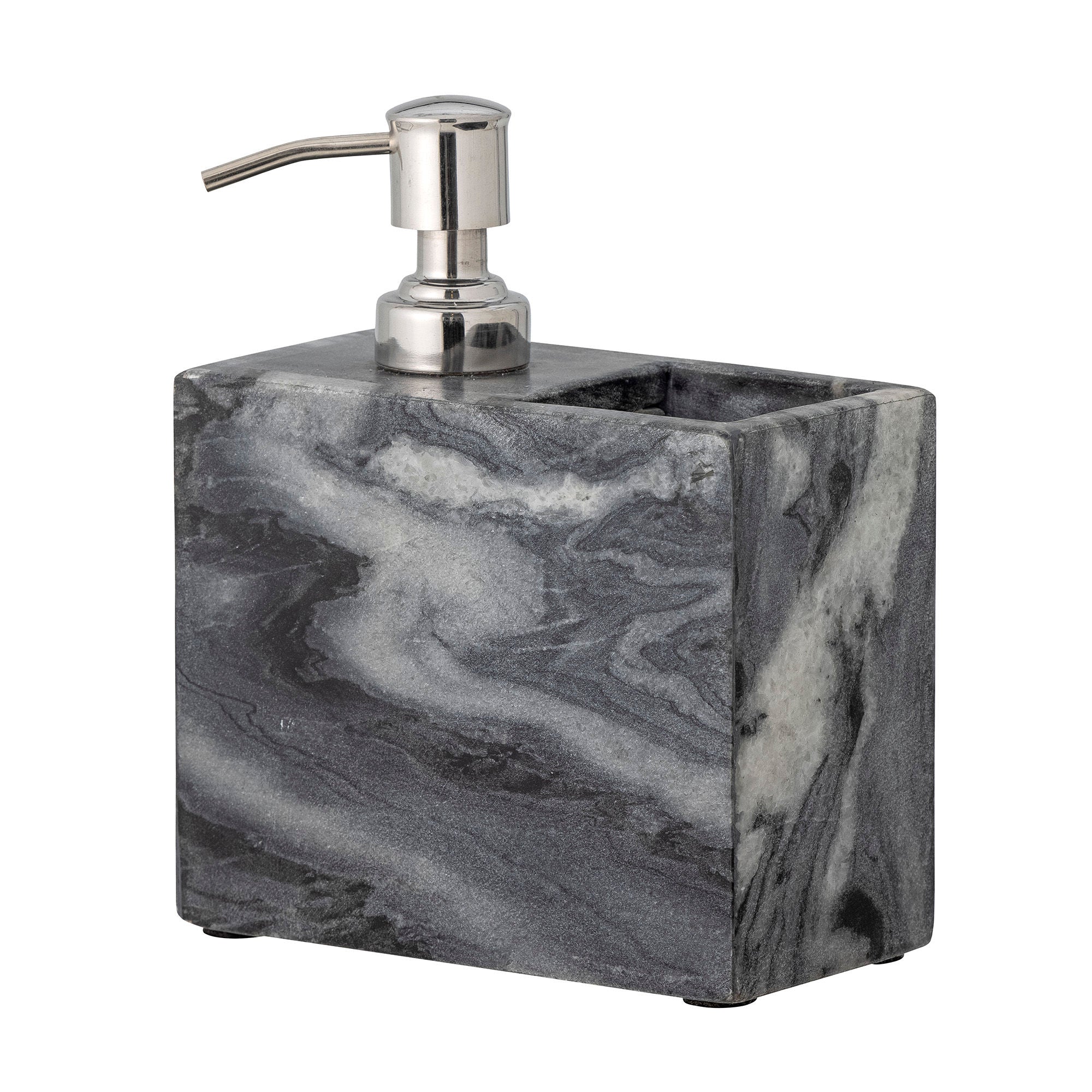 Bloomingville Maia Soap Dispenser, Grey, Marble