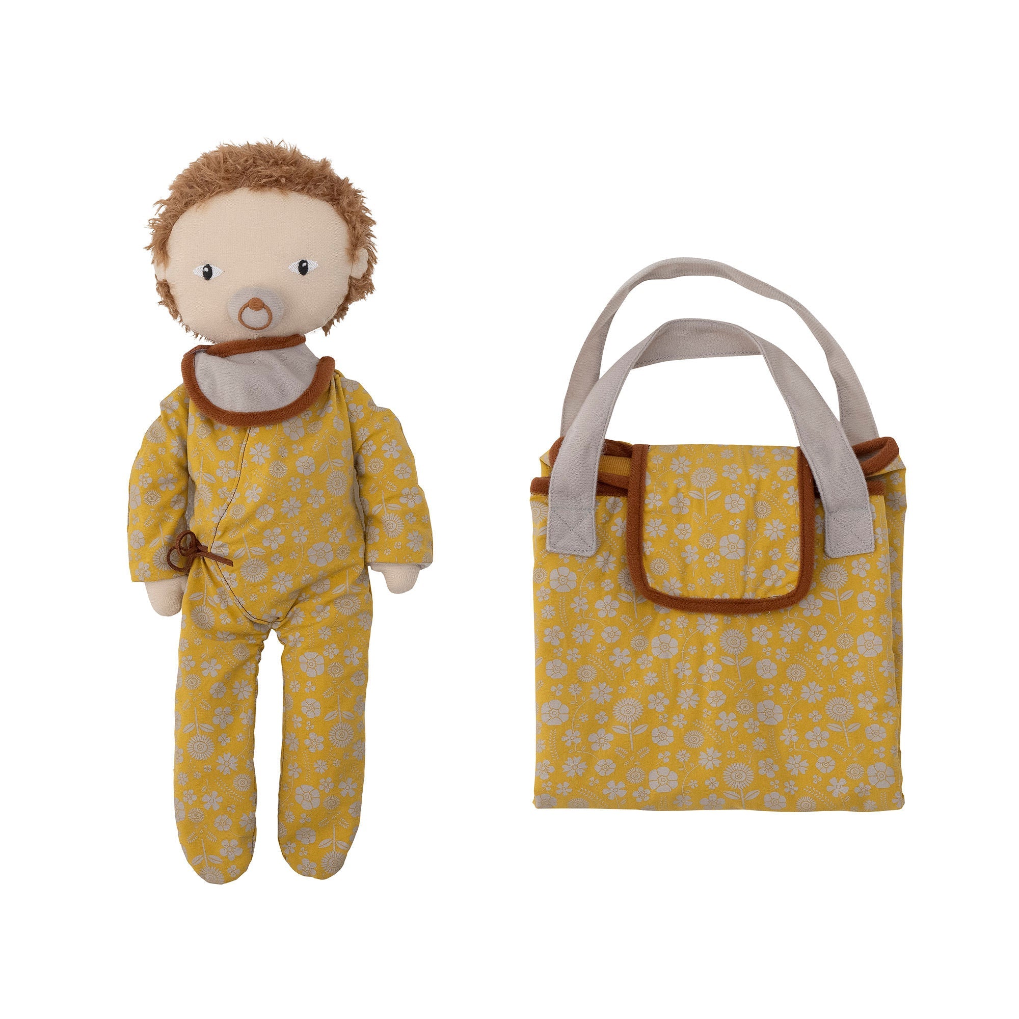 Bloomingville Mini Nalle Doll, brun, coton