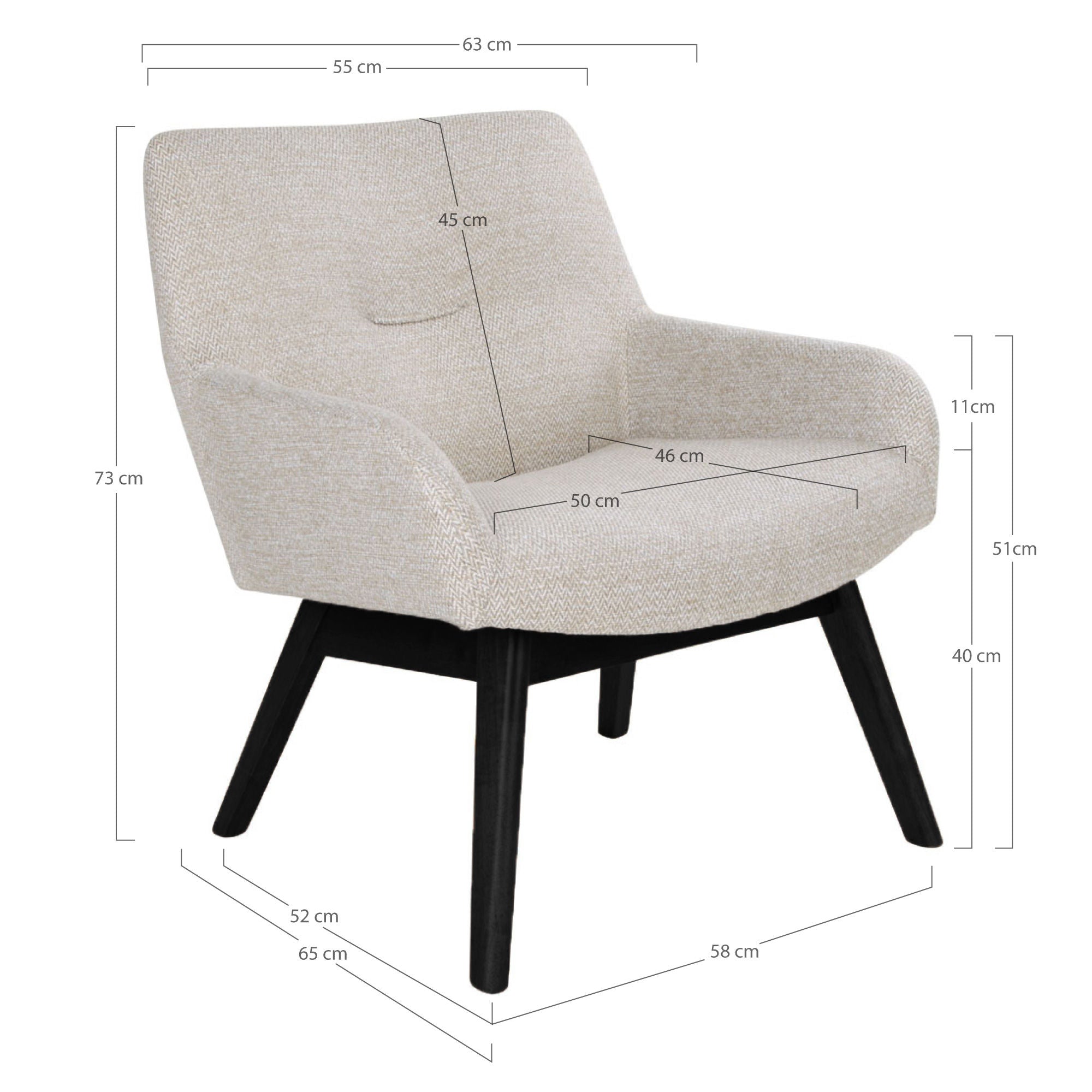 House Noordse London Lounge Chair