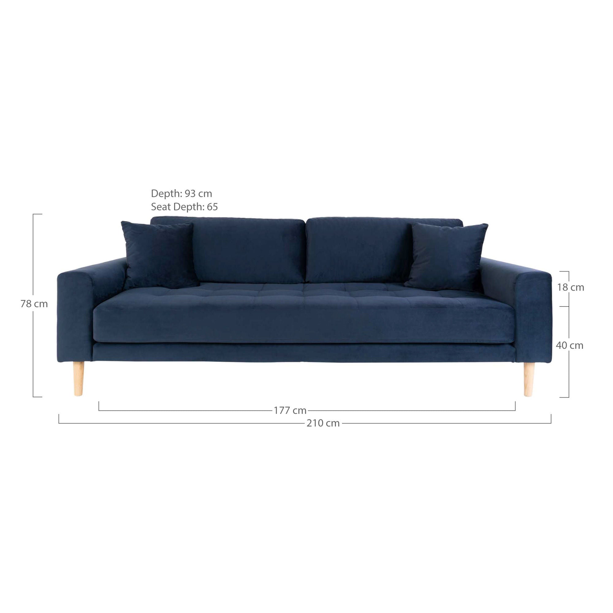 Haus Nordic Lido 3 Seers Sofa