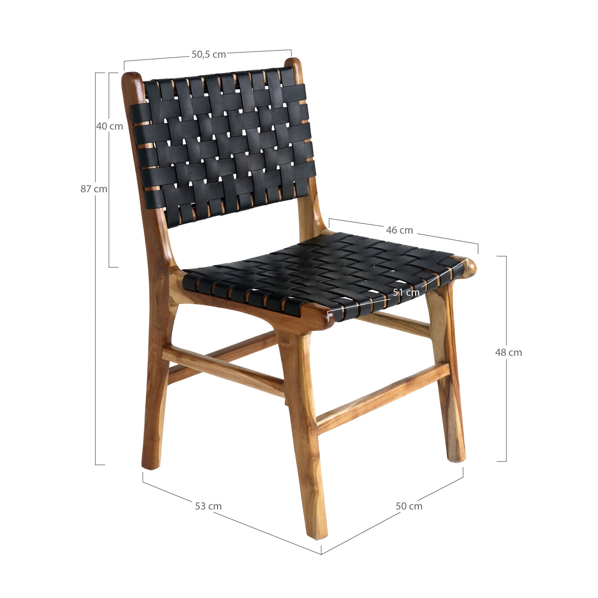 House Nordic Perugia Dining Chair - Uppsättning av 2