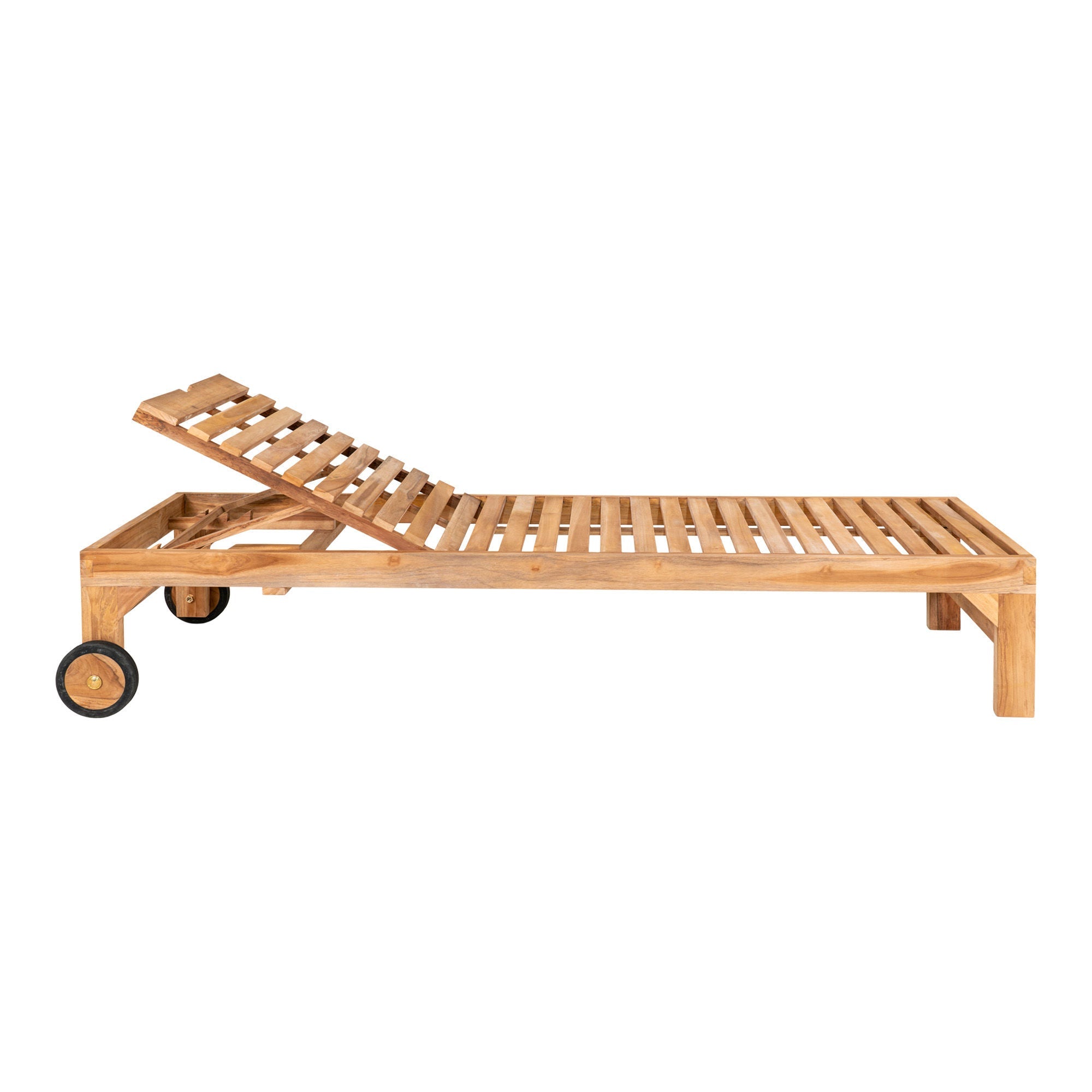 Maison nordique Andorra Teak Sunlounger