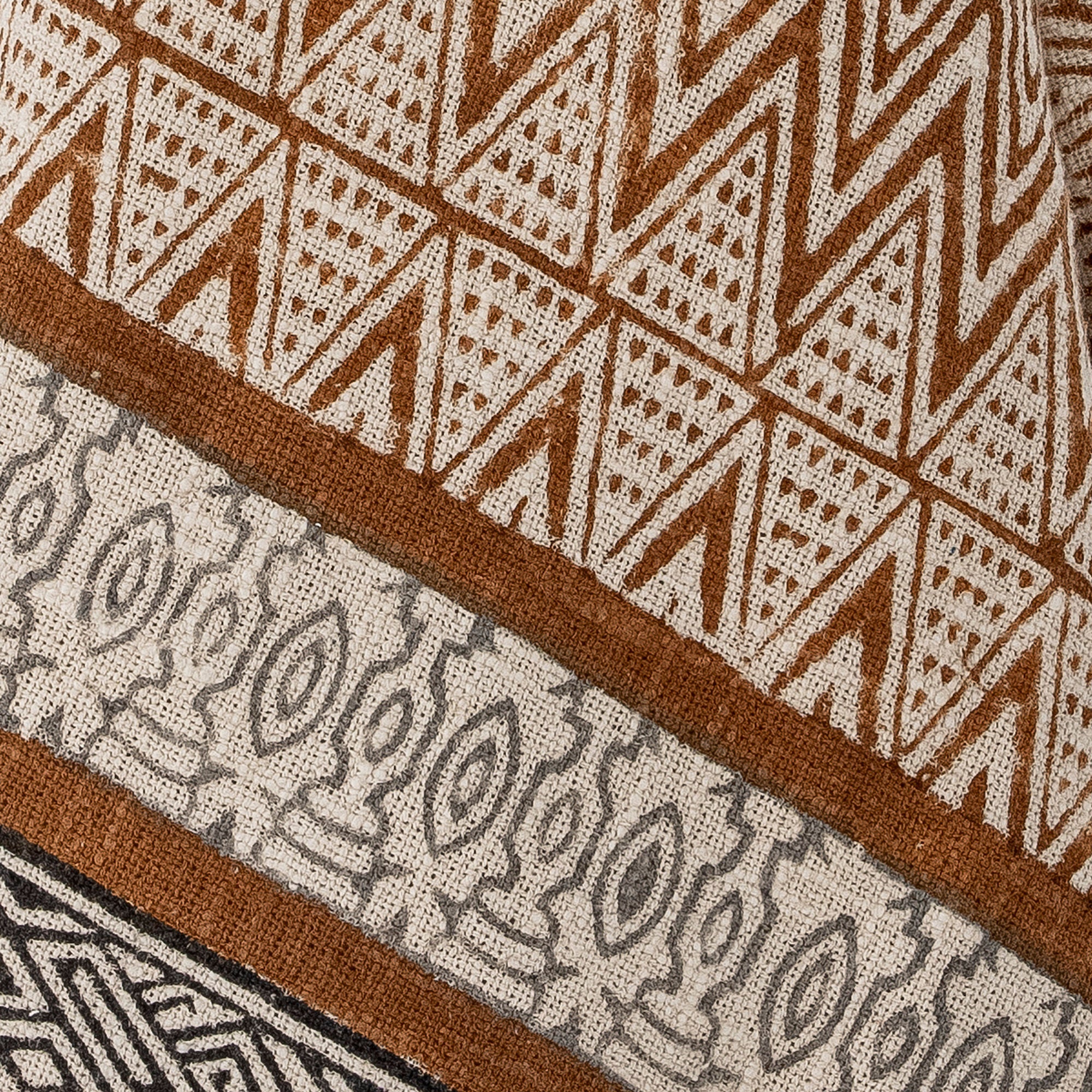 Colección creativa Madigan Throw, Brown, Cotton