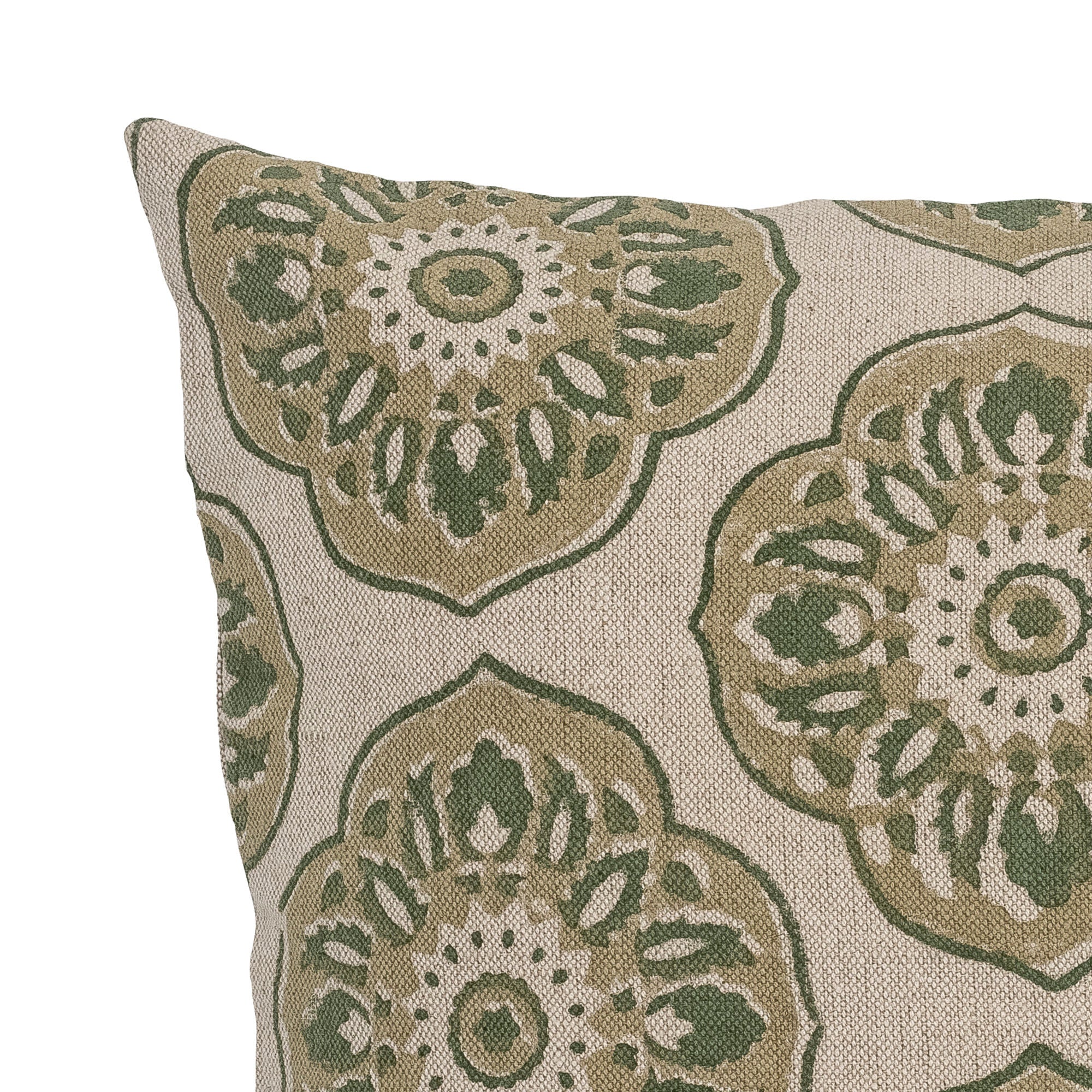 Coleção criativa Nicolina Cushion, verde, linho