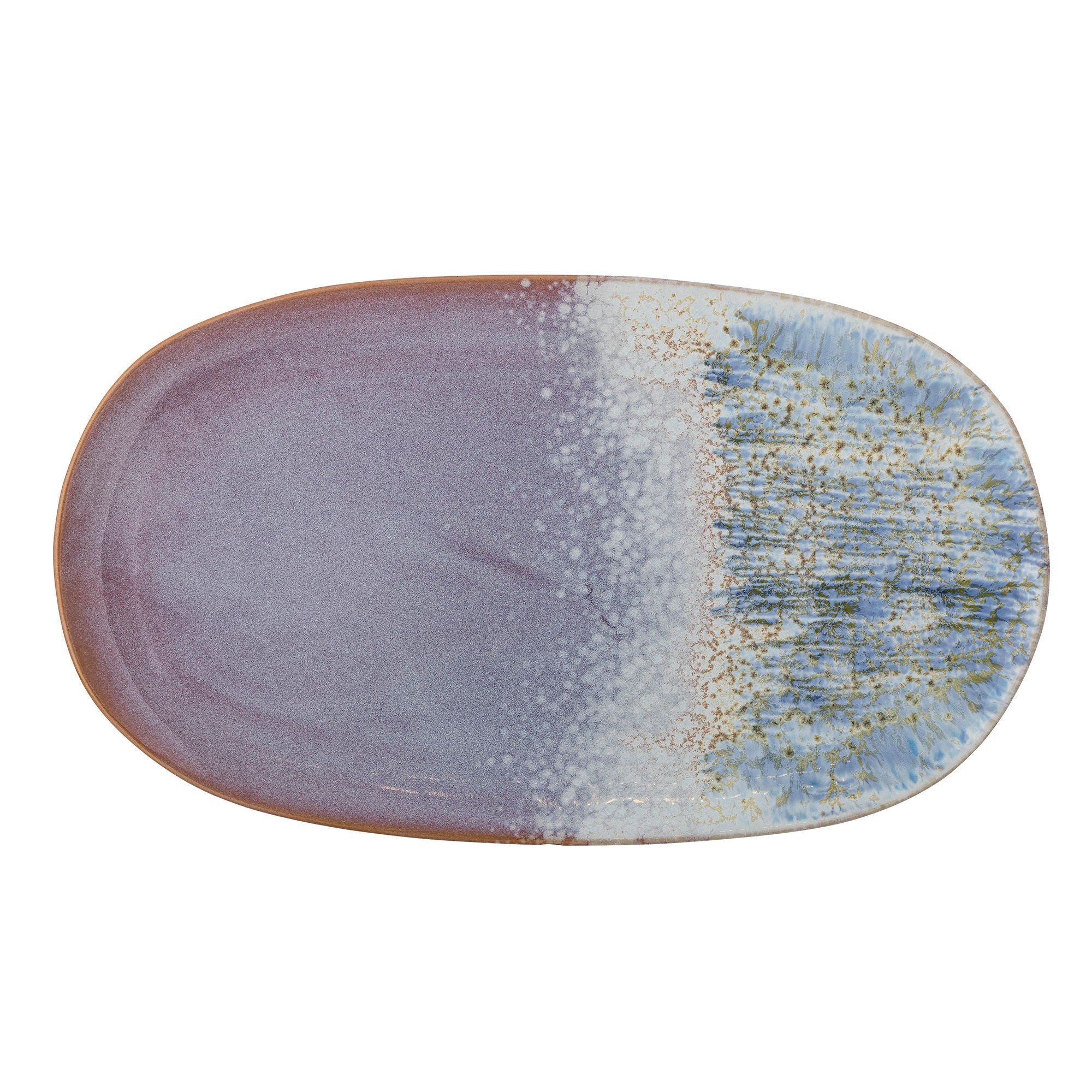 Colección creativa Cloe Serving Plate, Blue, Stoneware