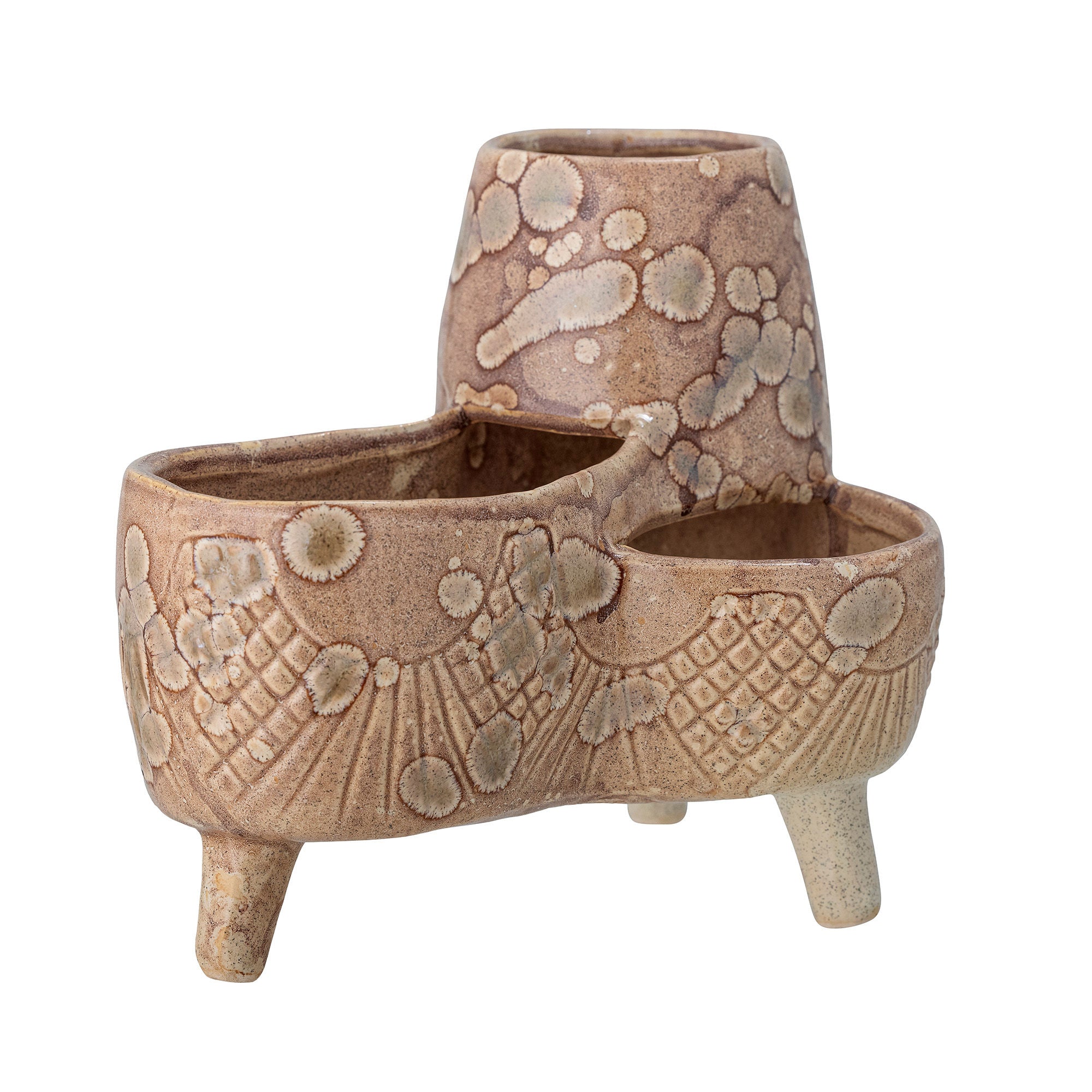 Creatieve collectie Shaya Flowerpot, Nature, steengoed