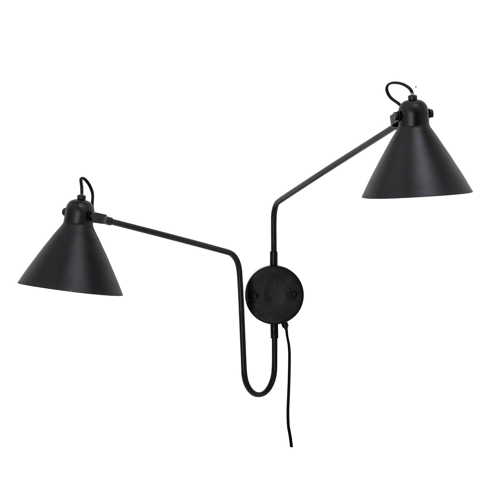 Bloomingville Felicity Wall Lamp, Black, Metal