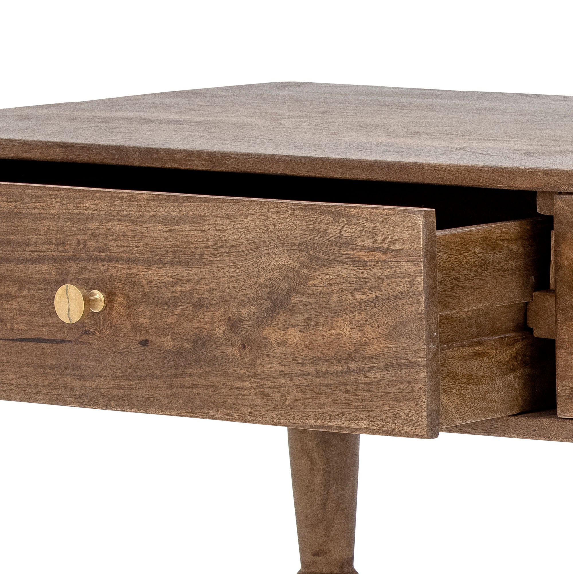 Colección creativa Betton Console Table, Brown, Mango