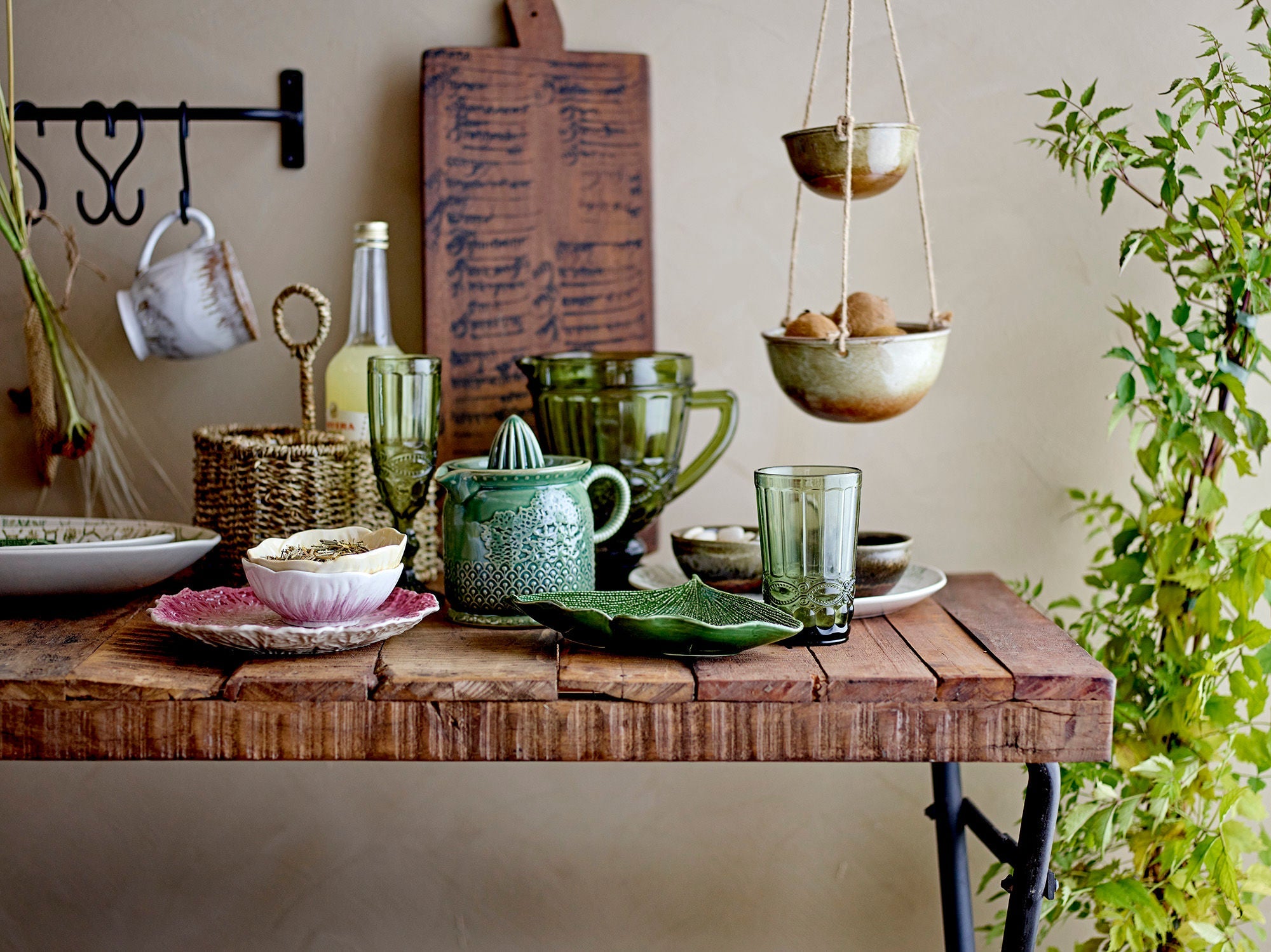 Creatieve collectie Mauie eettafel, natuur, teruggewonnen hout