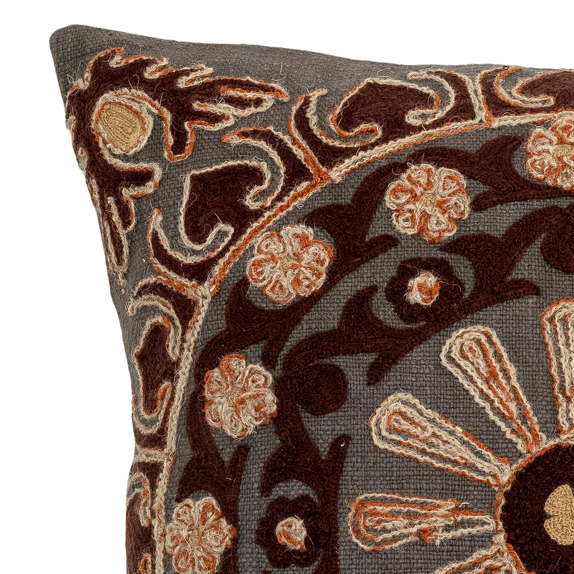 Creatieve collectie Chinon Cushion, Brown, Cotton