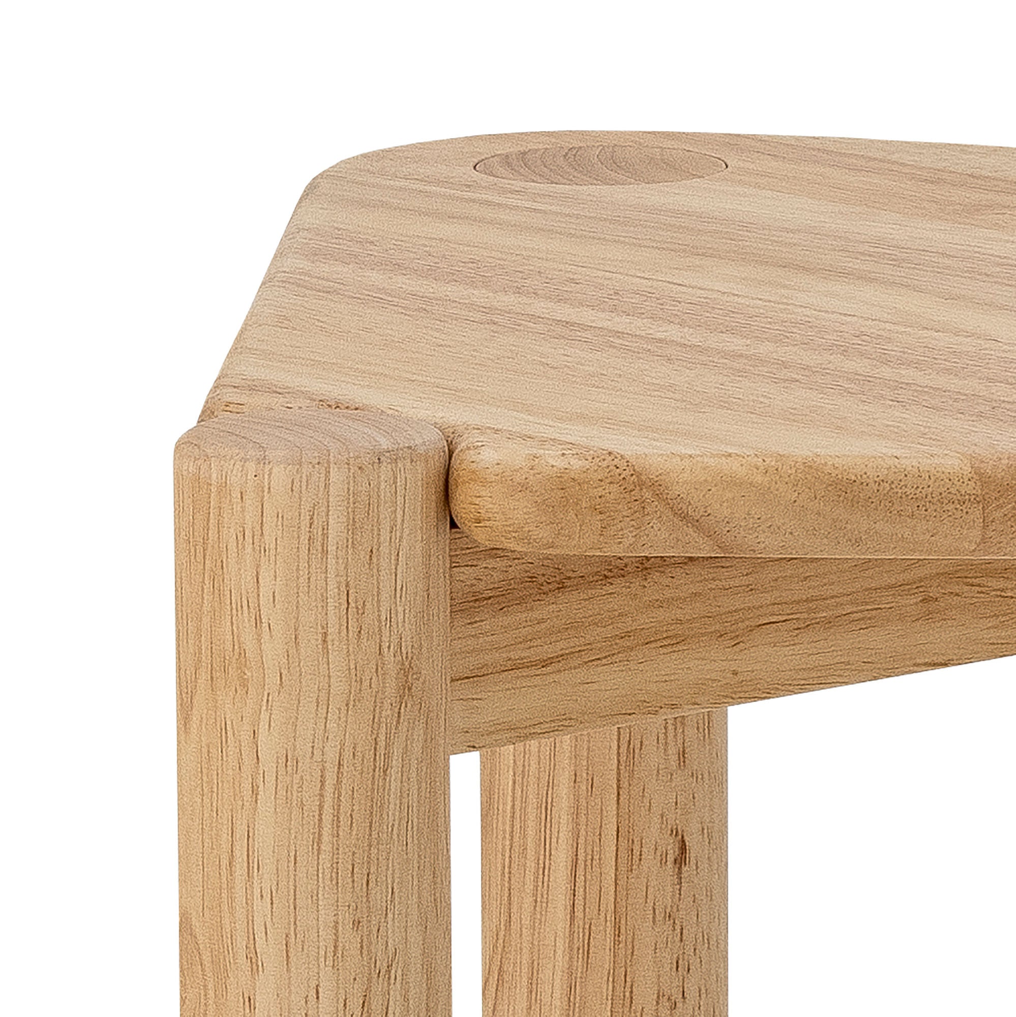 Mesa aeros de Bloomingville Kassia, Naturaleza, madera de goma