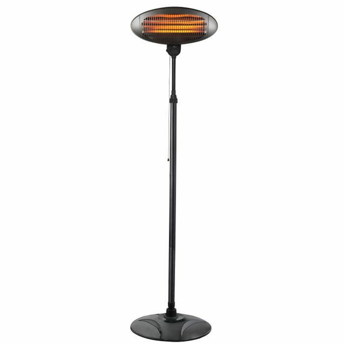 [product_category]-Electric Halogen Heater Favex Fano 210 cm Black 2000 W-Bigbuy-S7179978-2