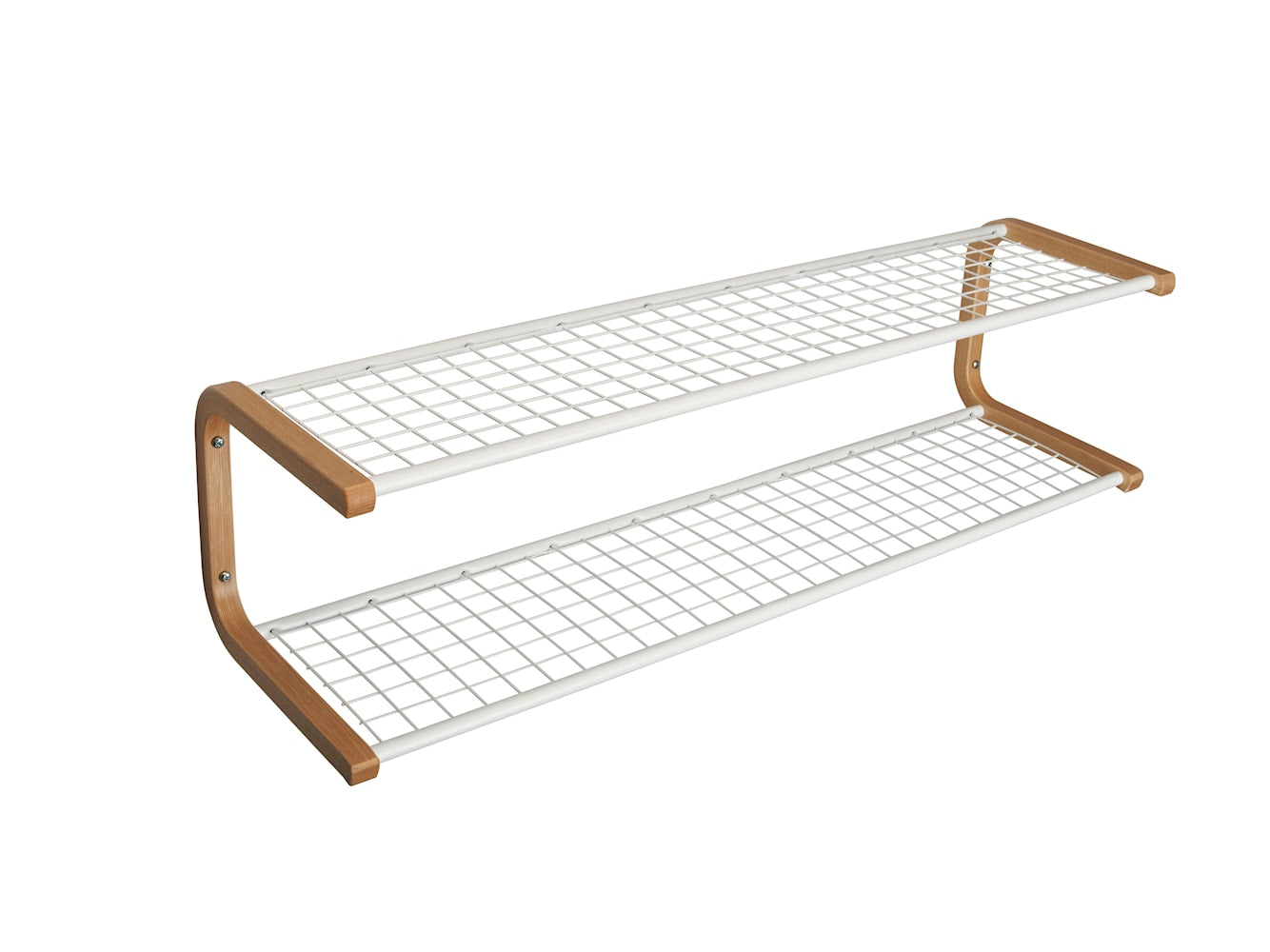 [product_category]-Essem Design Anna Shoe Rack Oak 100 Cm, White-Essem Design-7392157007074-628SD-100 V/E-ESS-1