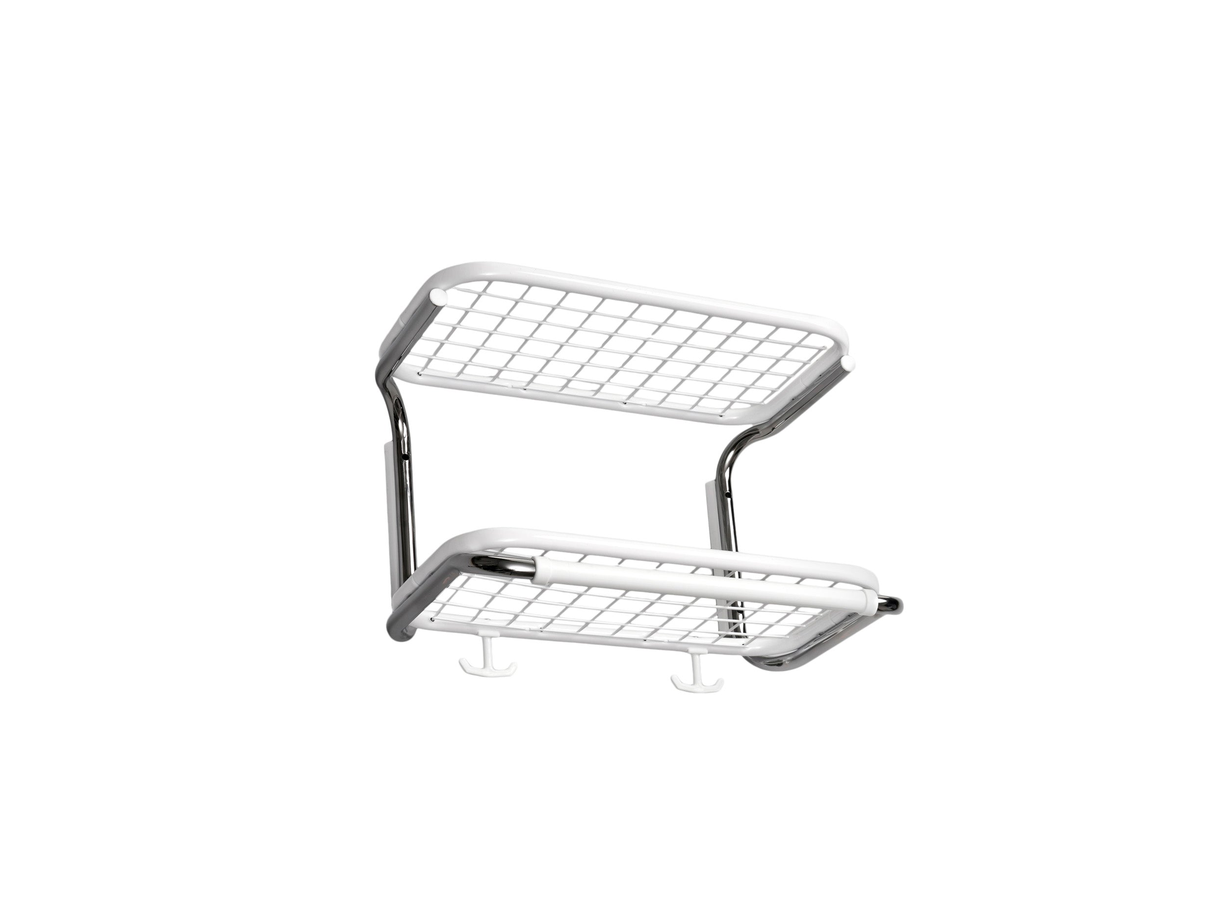 [product_category]-Essem Design Classic Hat Shelf 40 Cm, White/Chrome-Essem Design-7392157860044-650-40 V/K-ESS-1