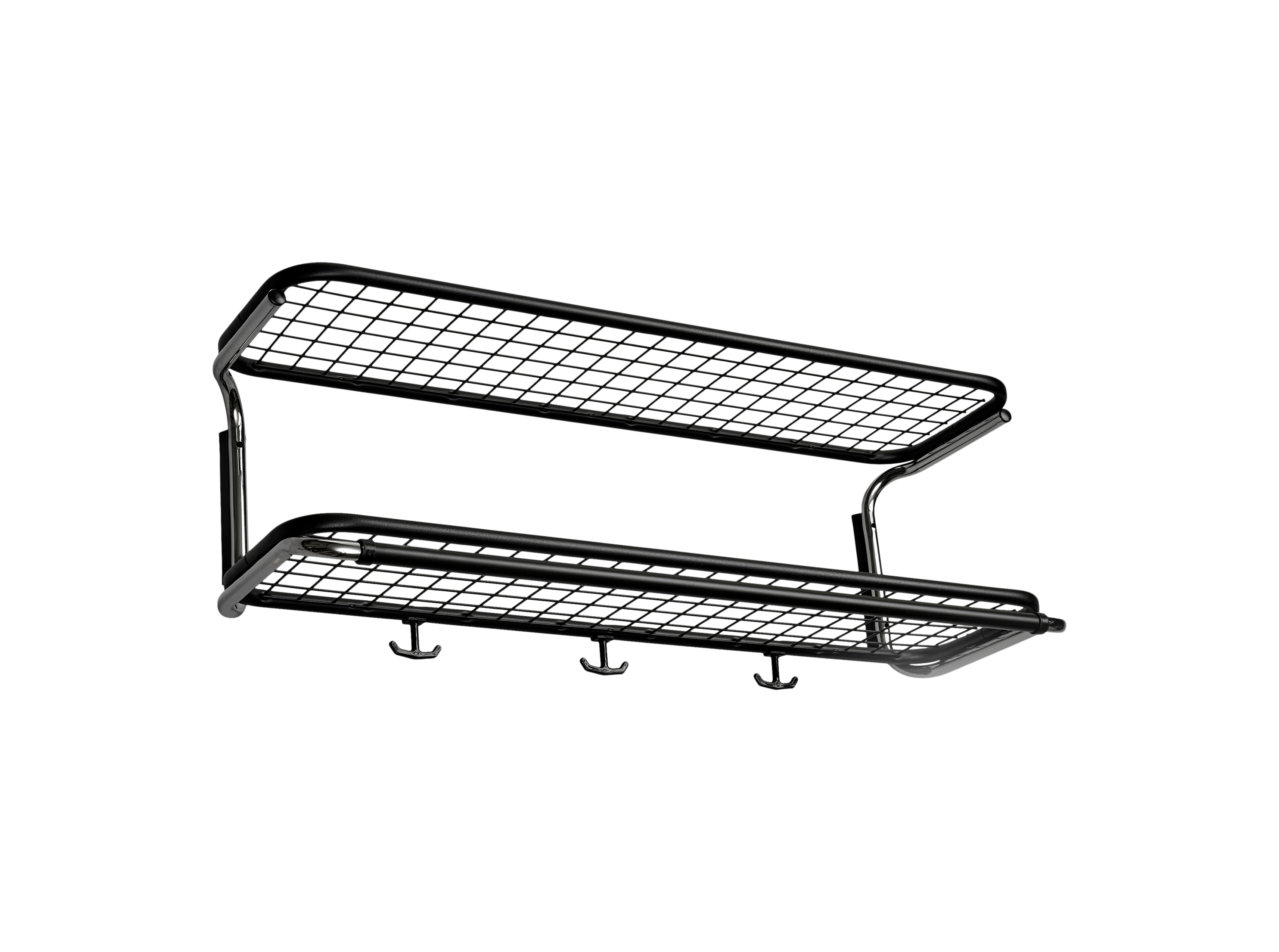 [product_category]-Essem Design Classic Hat Shelf 80 Cm, Black/Chrome-Essem Design-7392157008378-650-80 ST/K-ESS-1