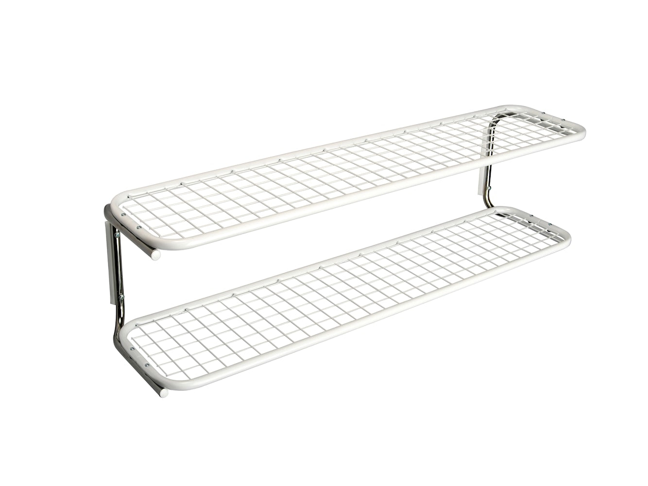 [product_category]-Essem Design Classic Shoe Rack 100 Cm, White/Chrome-Essem Design-7392157862109-650S-100 V/K-ESS-1