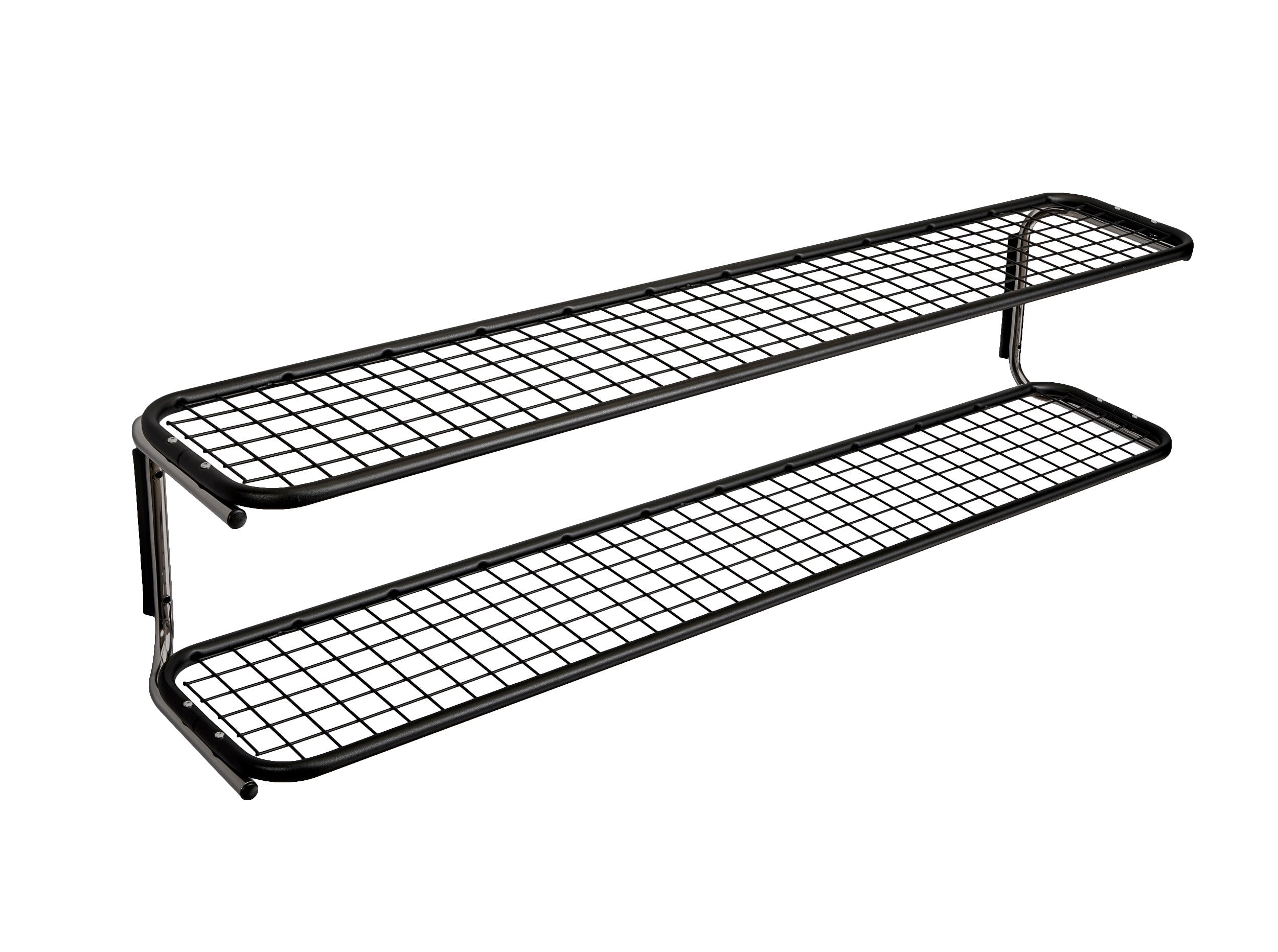 [product_category]-Essem Design Classic Shoe Rack 110 Cm, Black/Chrome-Essem Design-7392157008484-650S-110 ST/K-ESS-1