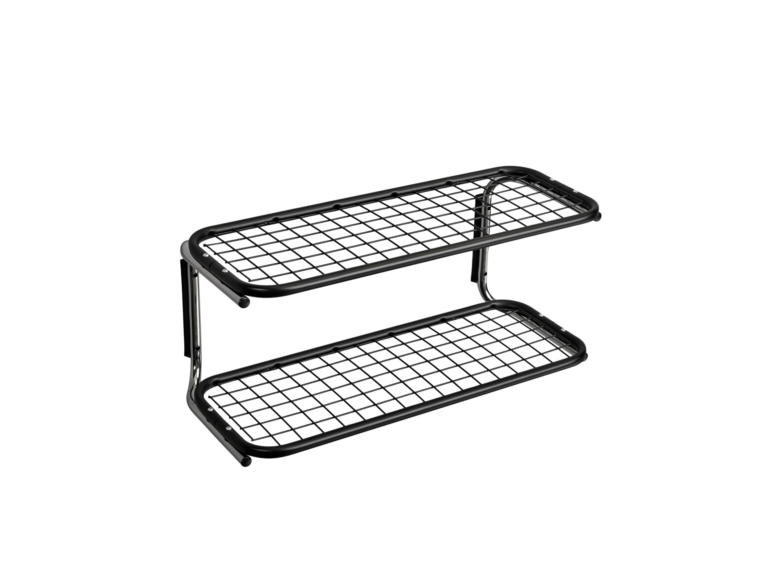 [product_category]-Essem Design Classic Shoe Rack 60 Cm, Black/Chrome-Essem Design-7392157008576-650S-60 ST/K-ESS-1