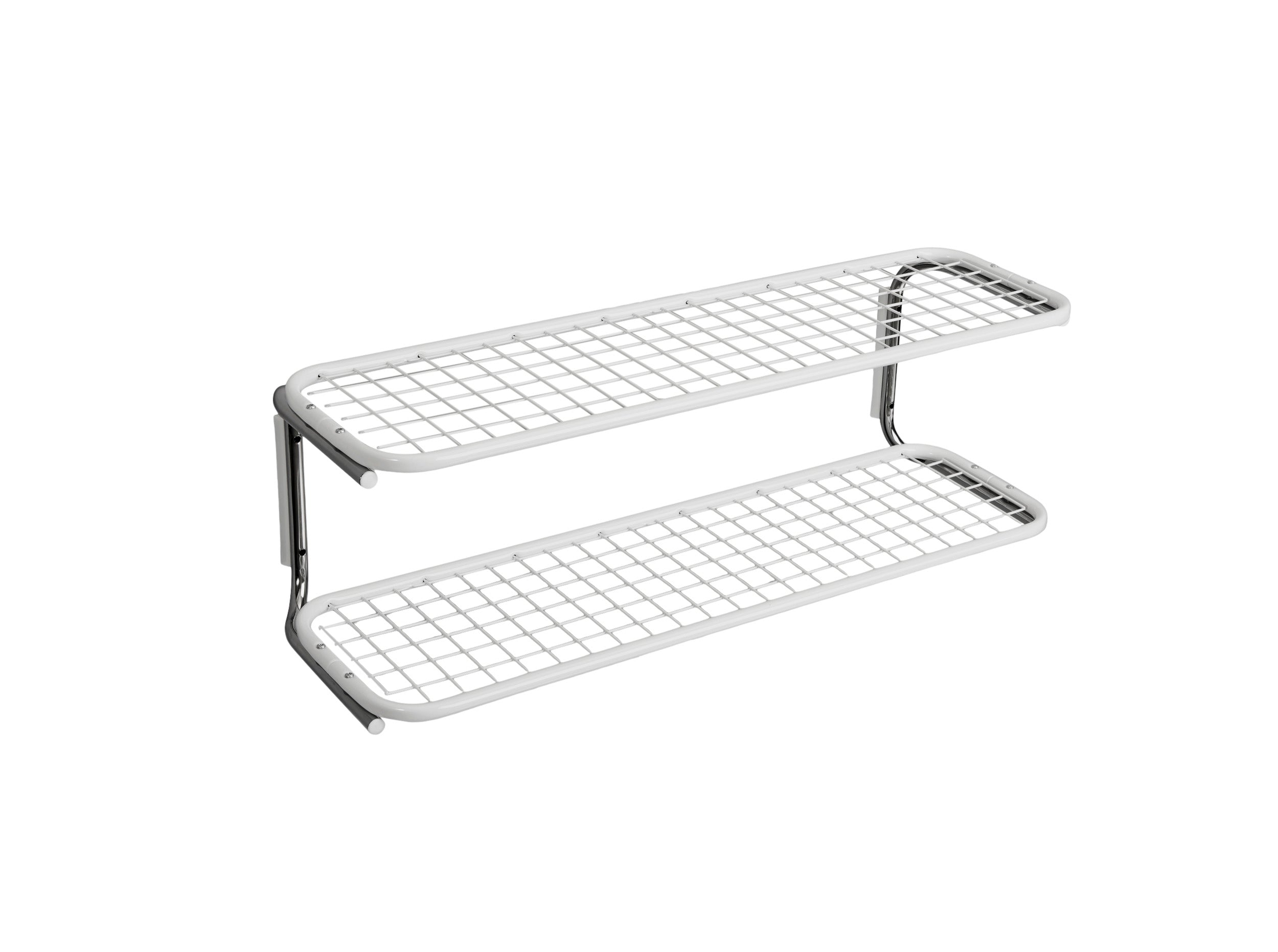 [product_category]-Essem Design Classic Shoe Rack 80 Cm, White/Chrome-Essem Design-7392157862086-650S-80 V/K-ESS-1