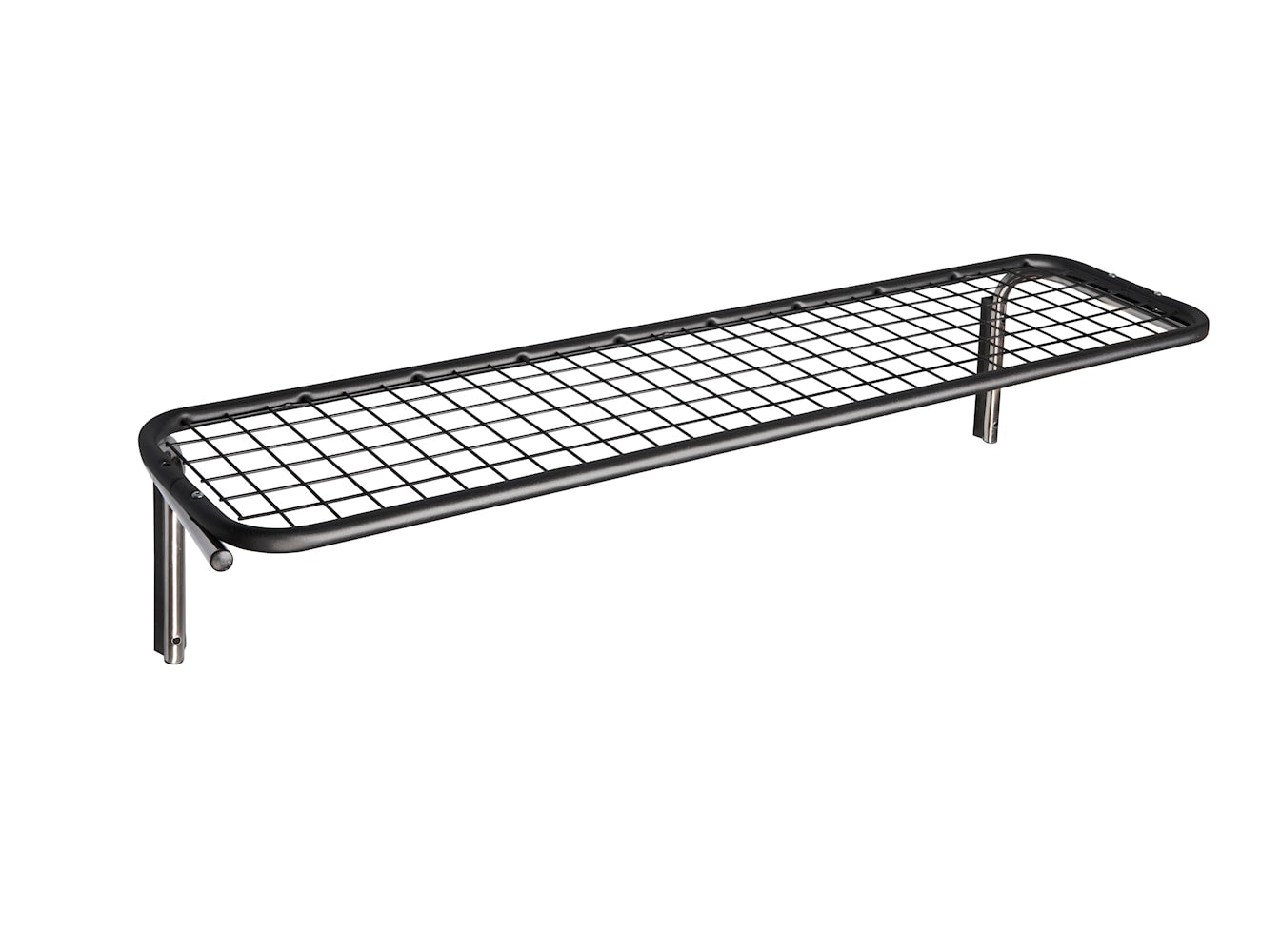 [product_category]-Essem Design Classic Shoe Rack Single 100 Cm, Black/Chrome-Essem Design-7392157008927-651S-100 ST/K-ESS-1