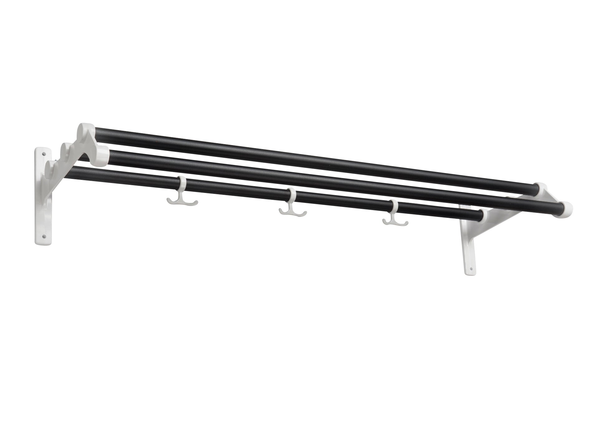 [product_category]-Essem Design Nostalgi 291 Hat Shelf, Black/White-Essem Design-7392157017882-035291-ESS-1