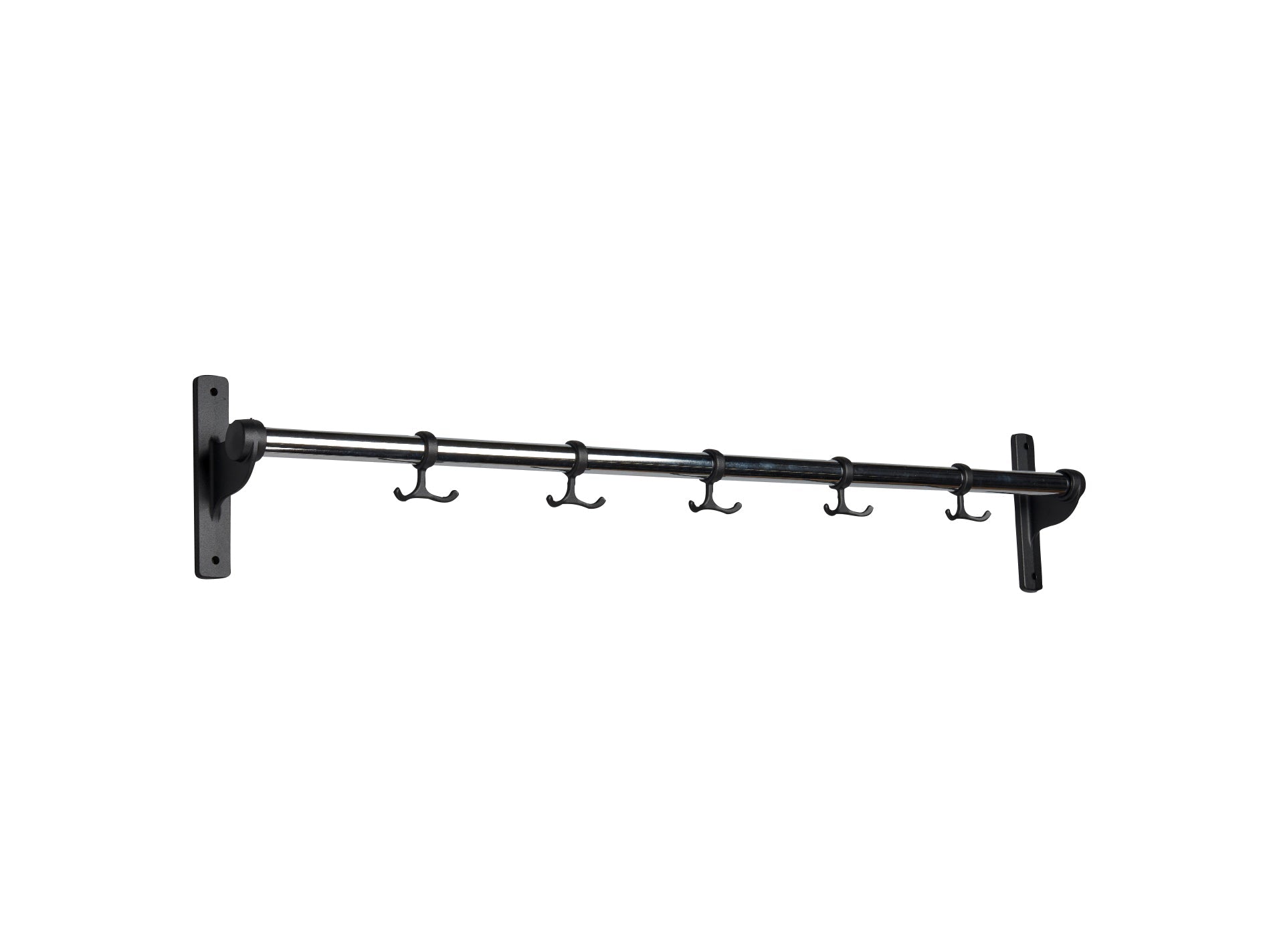 [product_category]-Essem Design Nostalgi Hook Bar, Black/Chrome-Essem Design-7392157004417-023 K-ESS-11