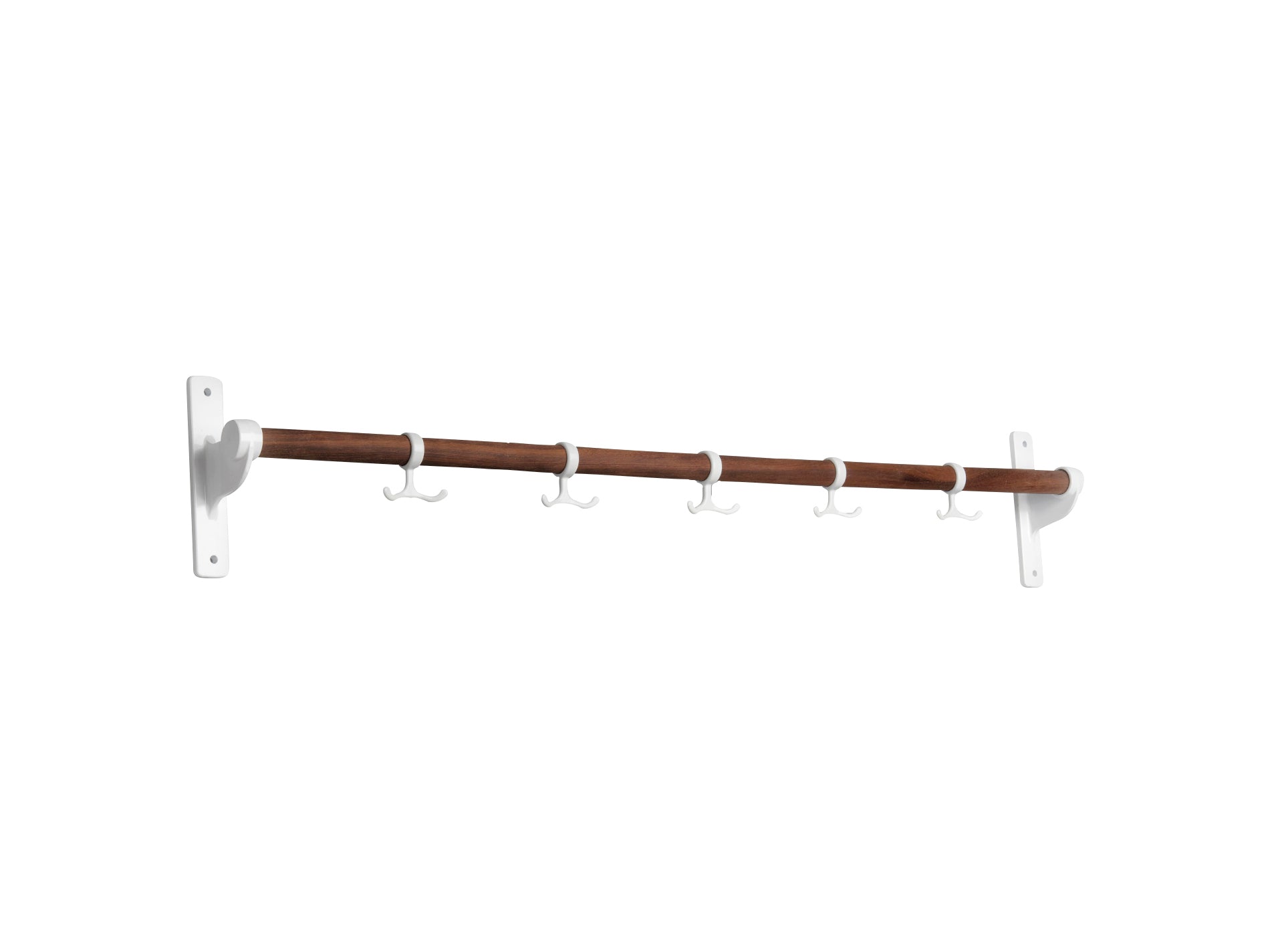 [product_category]-Essem Design Nostalgi Hook Bar Walnut, White-Essem Design-7392157030447-084 K-ESS-1