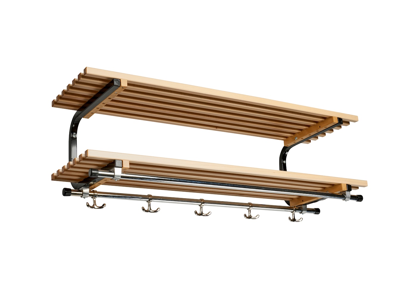 Diseño de Essem Sara Hat Shelf Beech 100 cm, negro